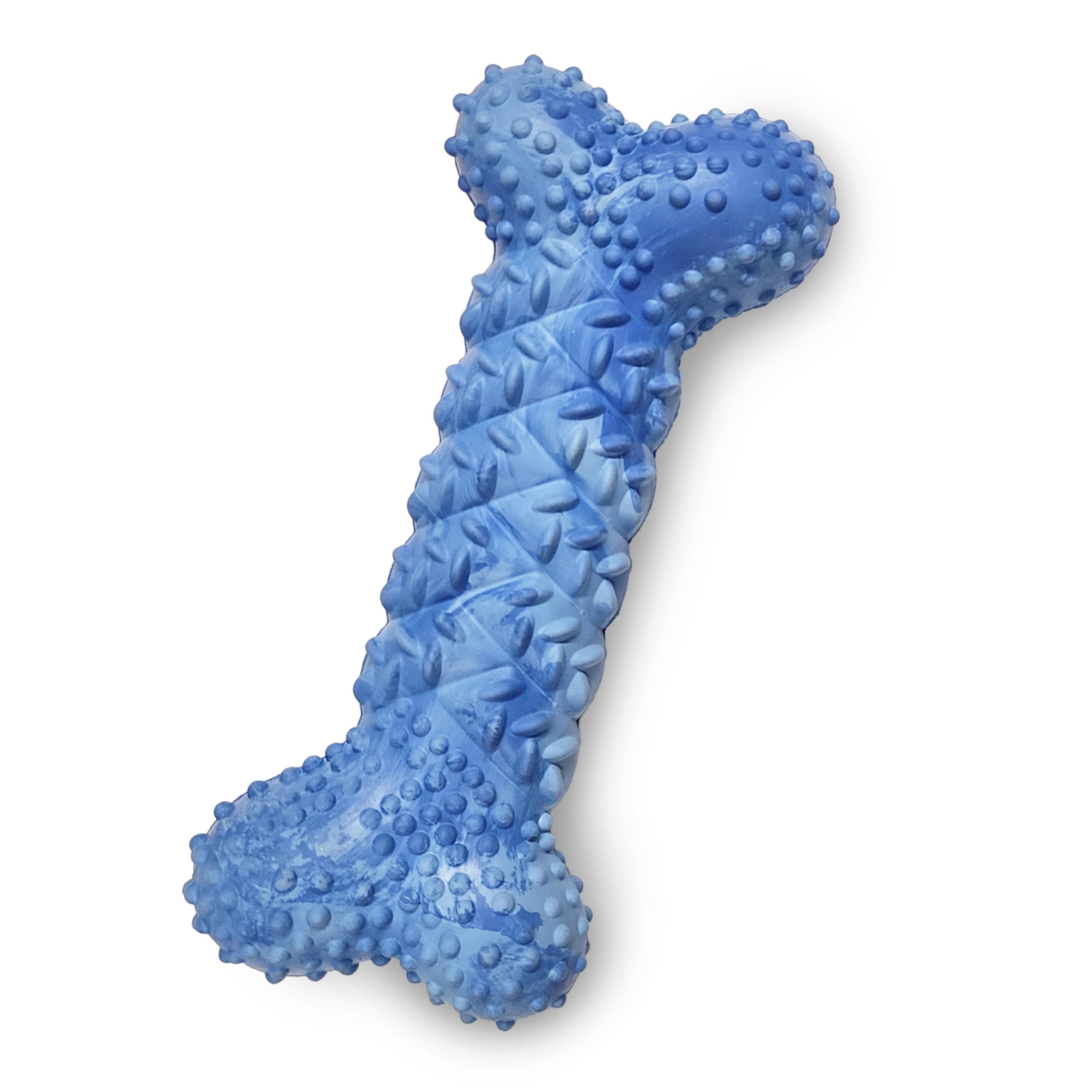 Nylabone Braid Bone Strong Chew Toy for Dogs, Natural Rubber Dog Toy for Moderate & Aggressive Chewers, Peanut Butter Flavor, Me
