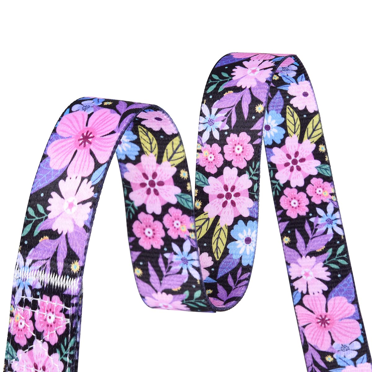 Mihqy Dog Collar And Leash Set With Bohemia Floral Tribal Geometric Patterns - Soft Ethnic Style Collar Adjustable For Small Medium Large Dogs(Pink Floral Set,Xs)