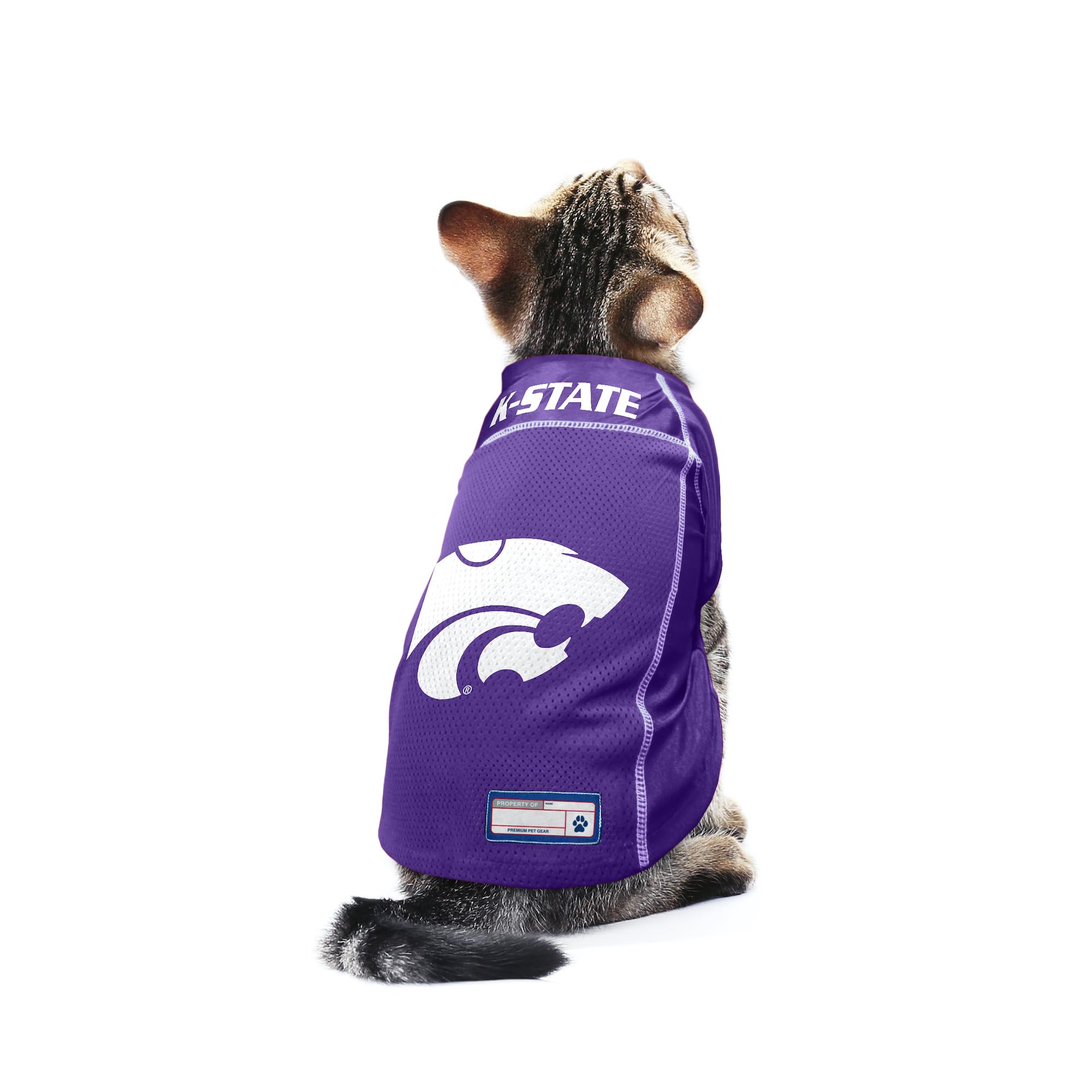 Littlearth Unisex-Adult Ncaa Kansas State Wildcats Basic Pet Jersey, Team Color, Medium