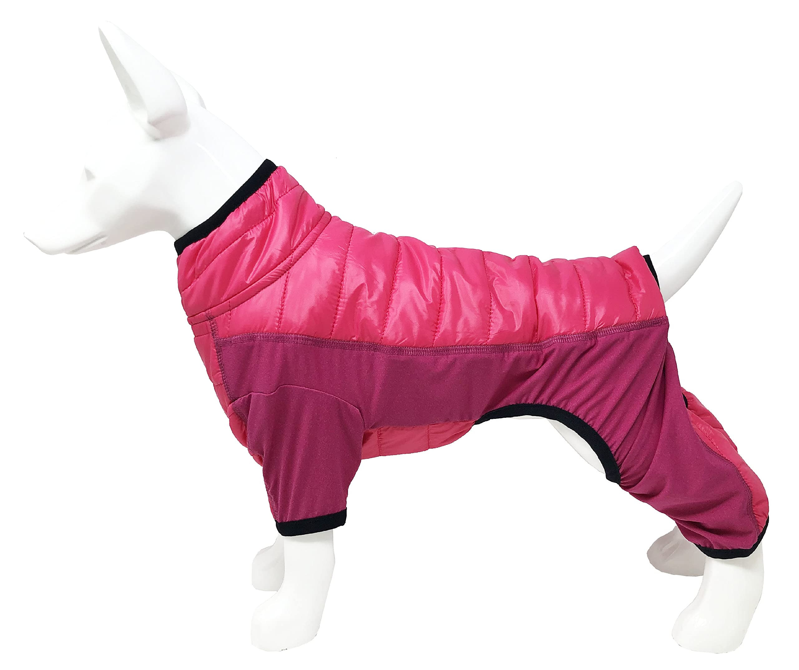 Pet Life Aura-Vent Lightweight 4-Season Stretch And Quick-Dry Full Body Dog Jacket, Sm, Pink