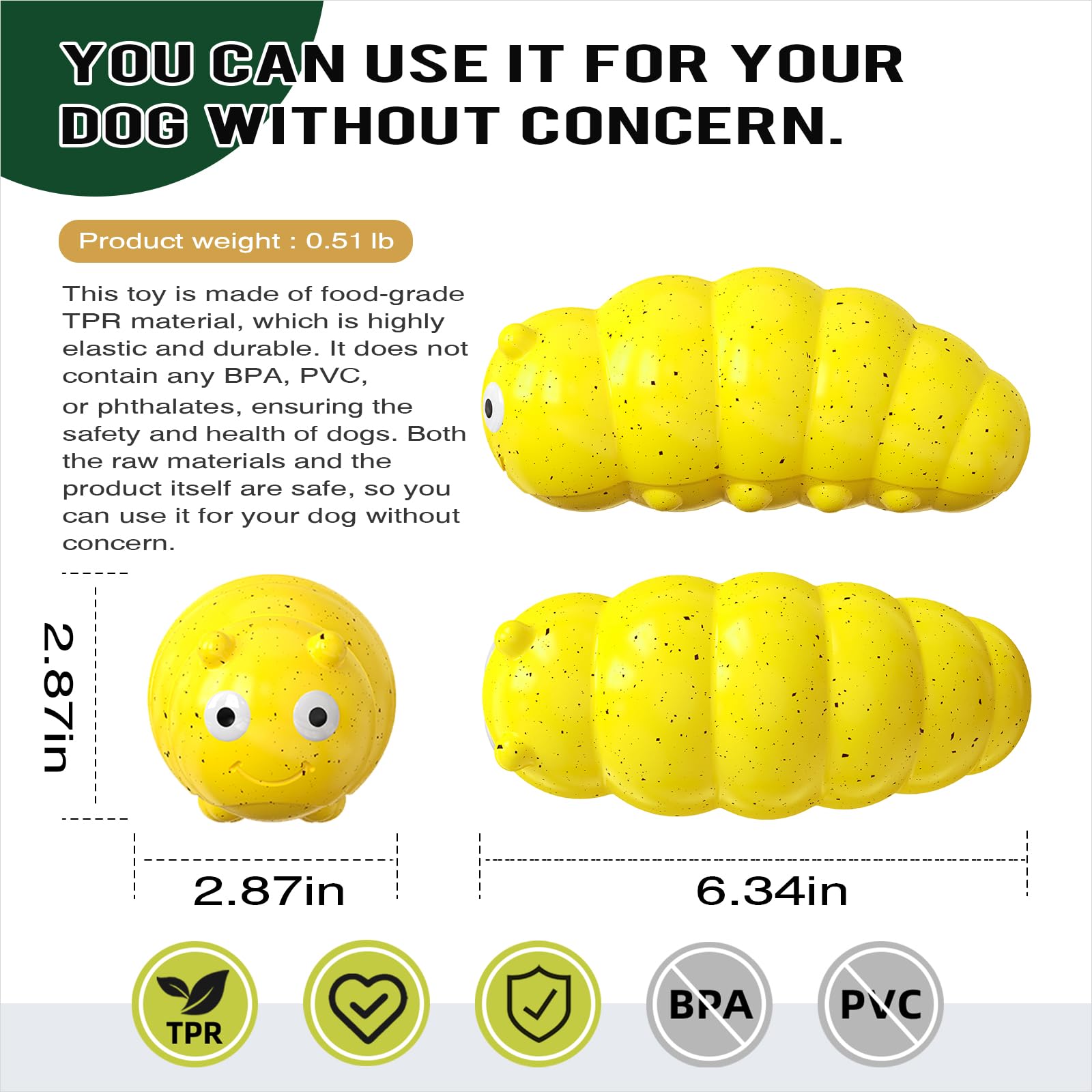 Tlkng Dog Chew Toys For Aggressive Chewers Indestructible Tough Enduring Squeaky Interactive Puppy Fun Teeth Toothbrush Doggie T