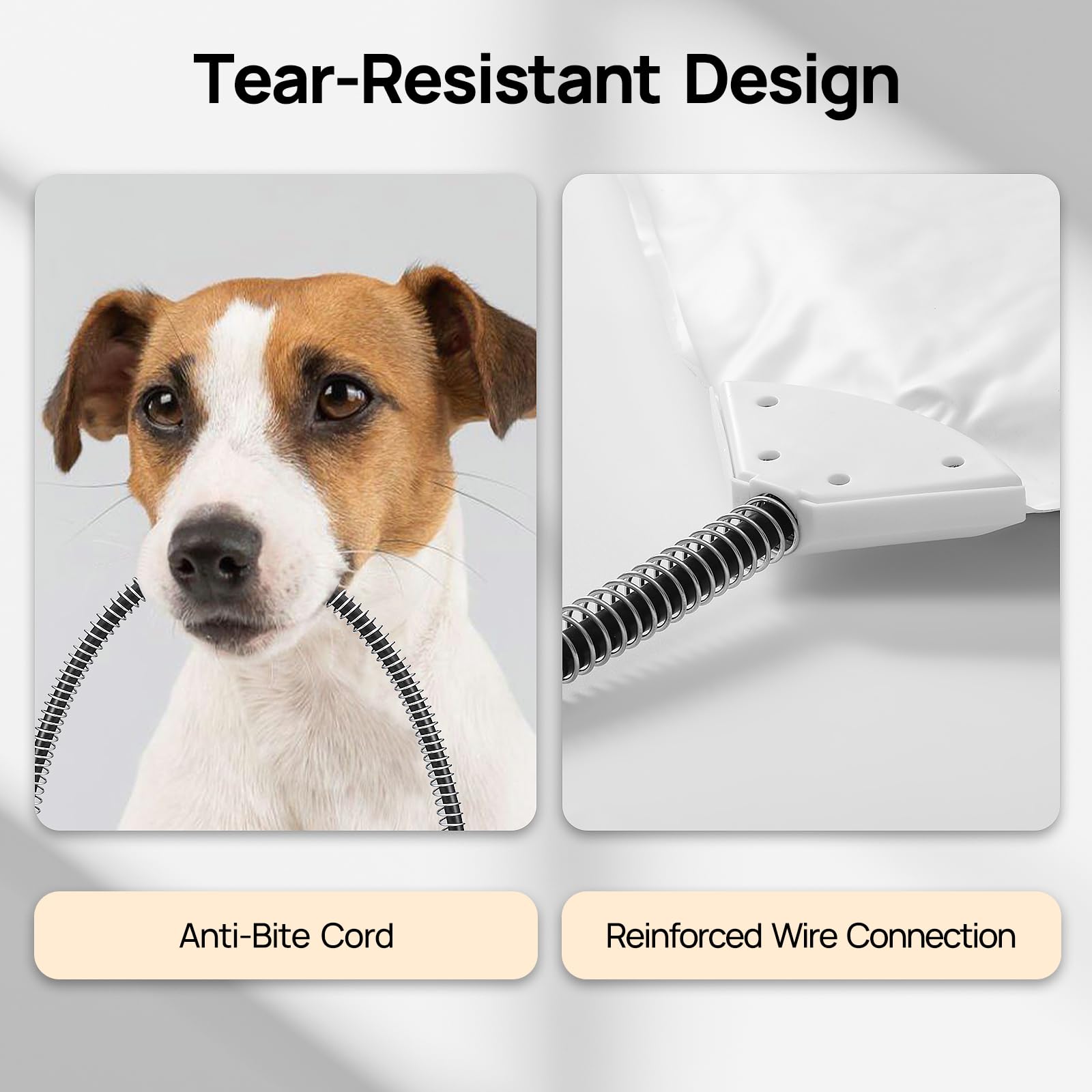 Turbro 35X24    Large Pet Heating Pad, Electric Heated Dog Bed For Large Breeds, Air Valve Design, Anti-Bite Cord, Ultra-Soft An