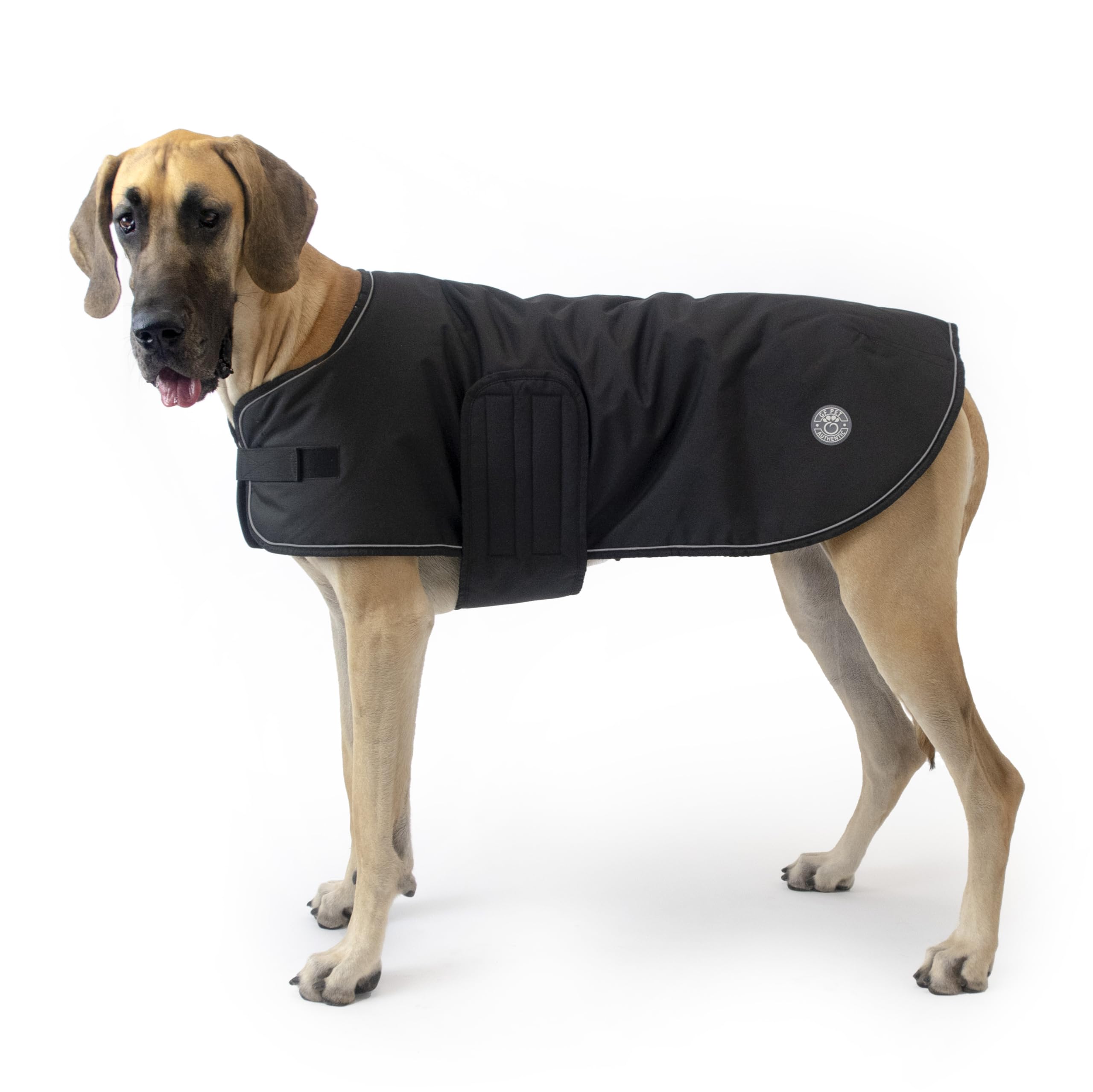 Gf Pet Blanket Jacket Dog Coat – Soft & Cozy Dog Jacket For Dogs | Warm Sherpa Lining | Stylish Winter Coat | For Breeds Small, Medium, Or Large – Black - S