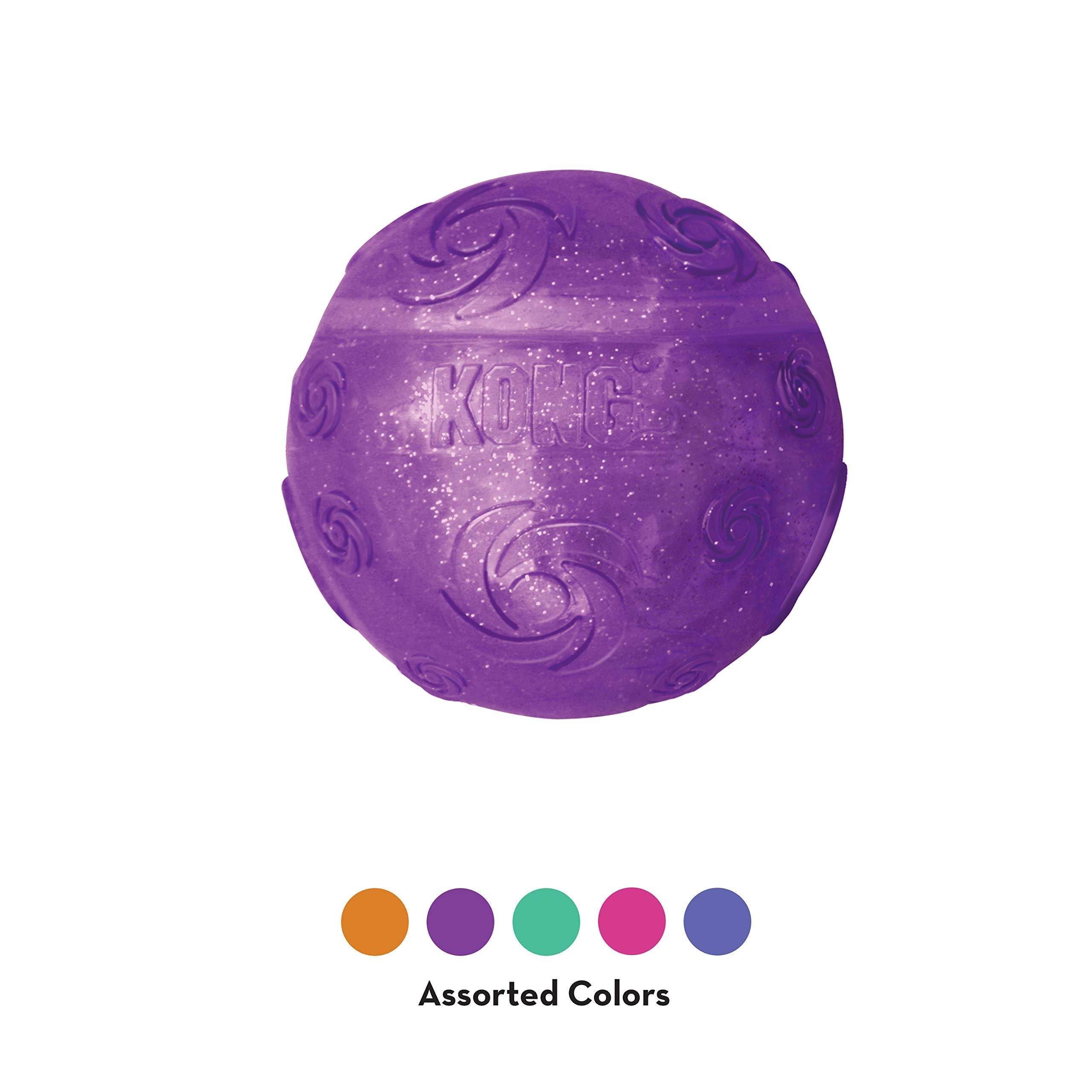 Kong Squeezz Crackle Ball, Medium, Colors May Vary