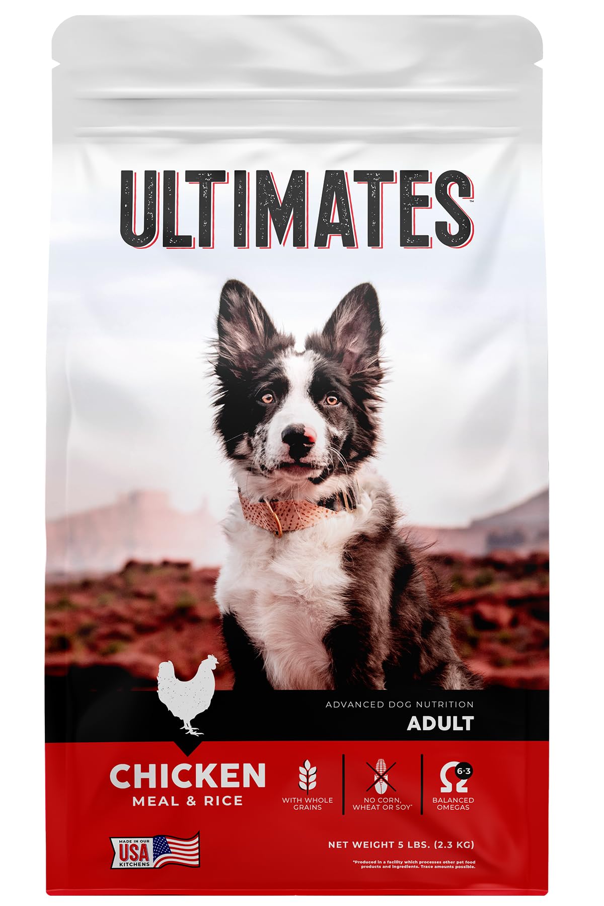 ULTIMATES Chicken Meal & Rice Dry Dog Food 5 lb