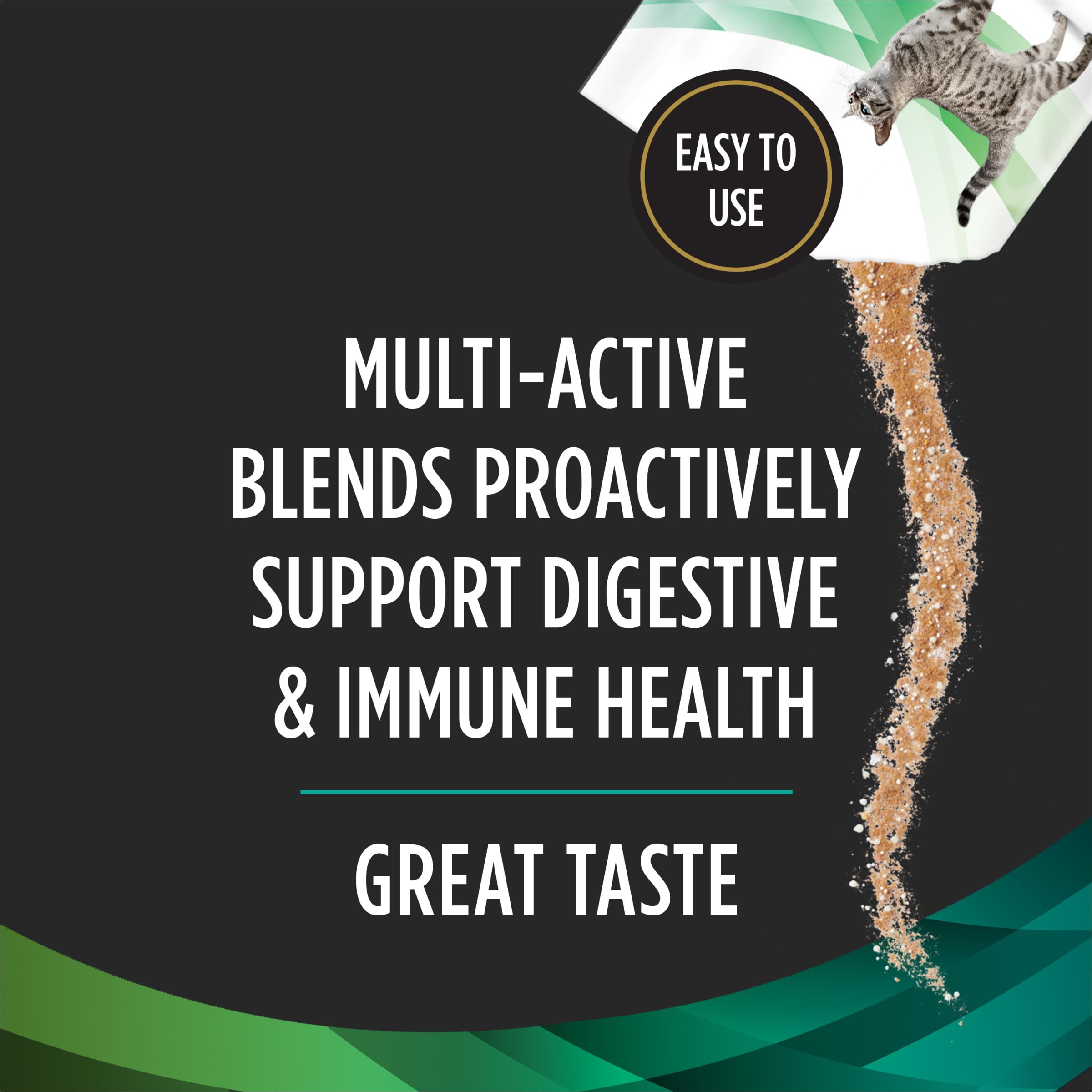Purina Pro Plan Veterinary Cat Supplements Multi Care Feline Supplement - Digestive Probiotics for Cats - Immune Support Cat Sup