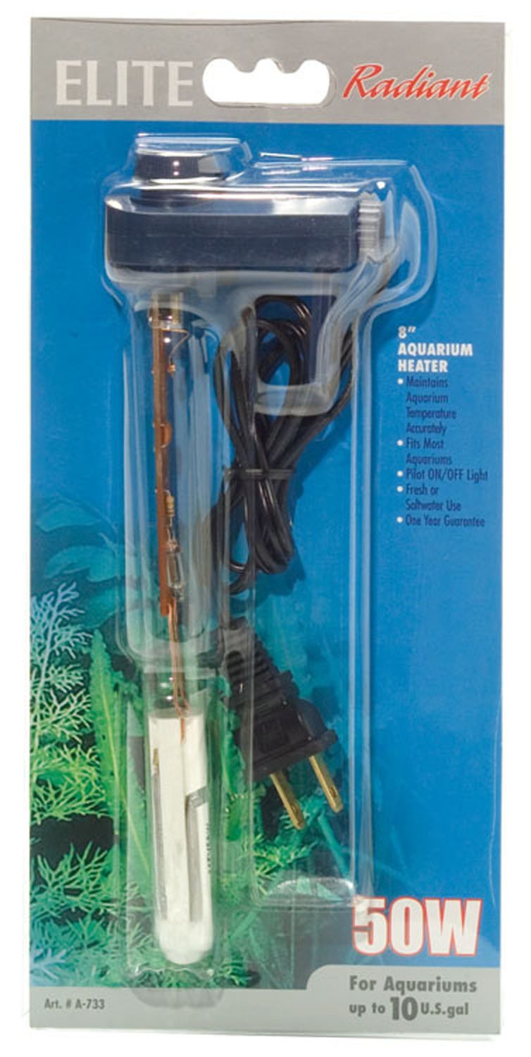 Elite Thermostatic Heater, 8-Inch/50-Watt