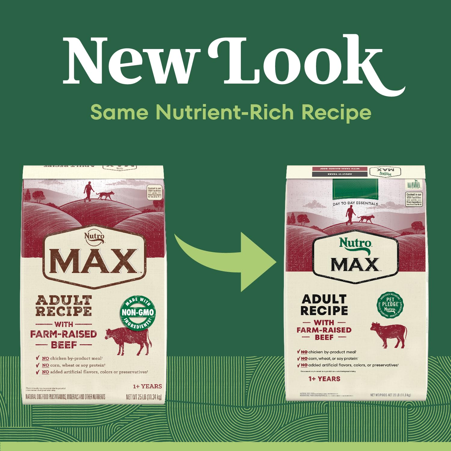 Nutro Max Adult Dry Dog Food with Beef, 25 lb. Bag