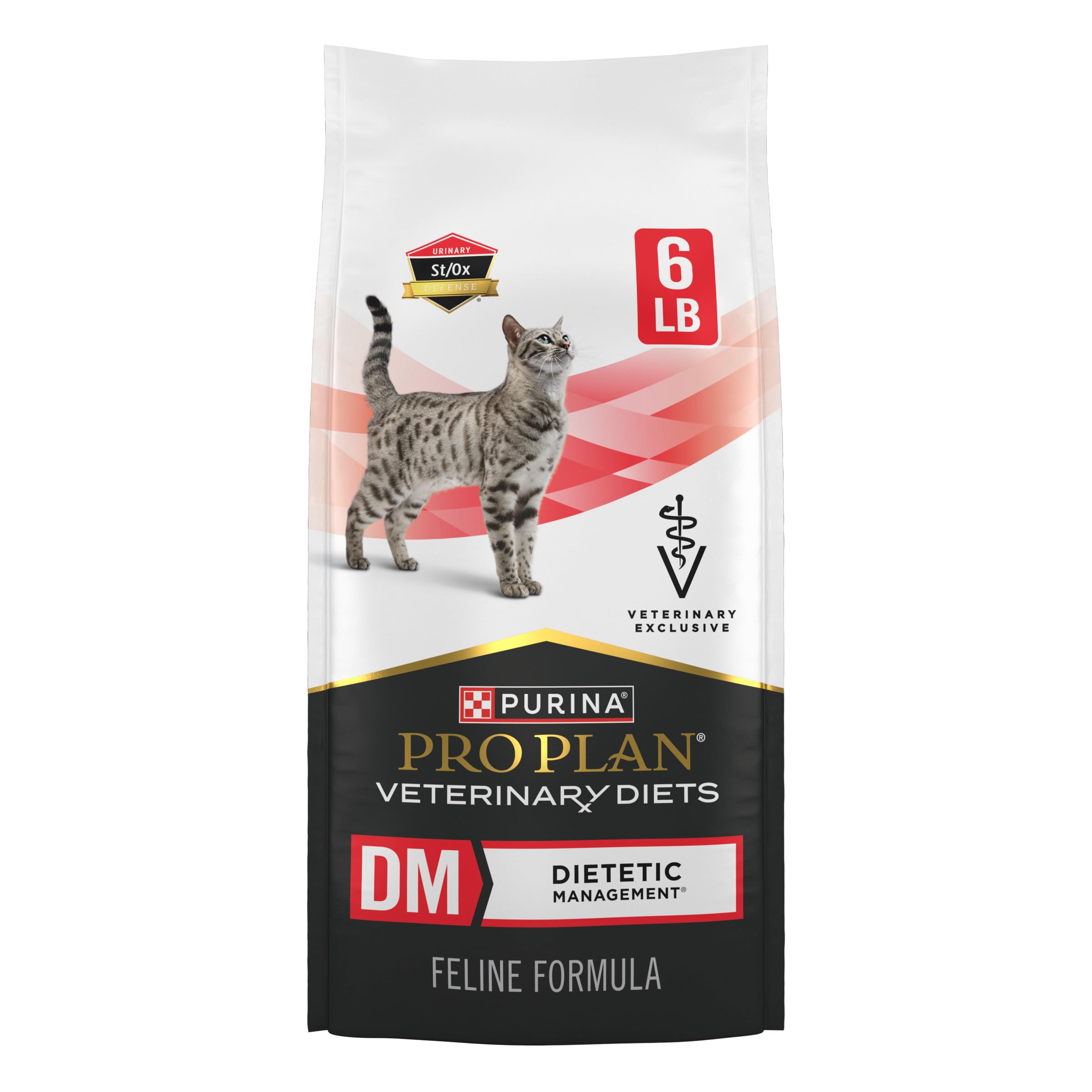 Purina Pro Plan Veterinary Diets DM Dietetic Management Feline Formula Dry Cat Food - 6 lb. Bag