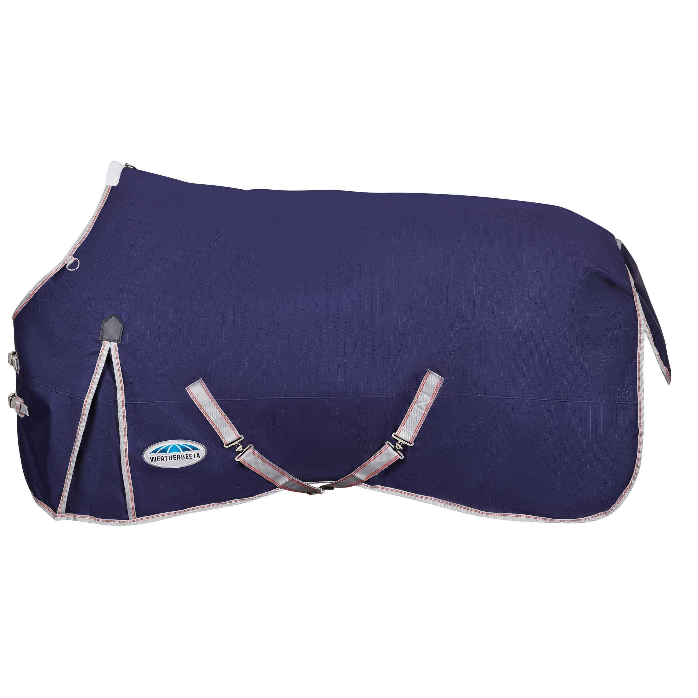 Weatherbeeta Comfitec Essential Standard Neck Lite, Navy/Silver/Red, 75''