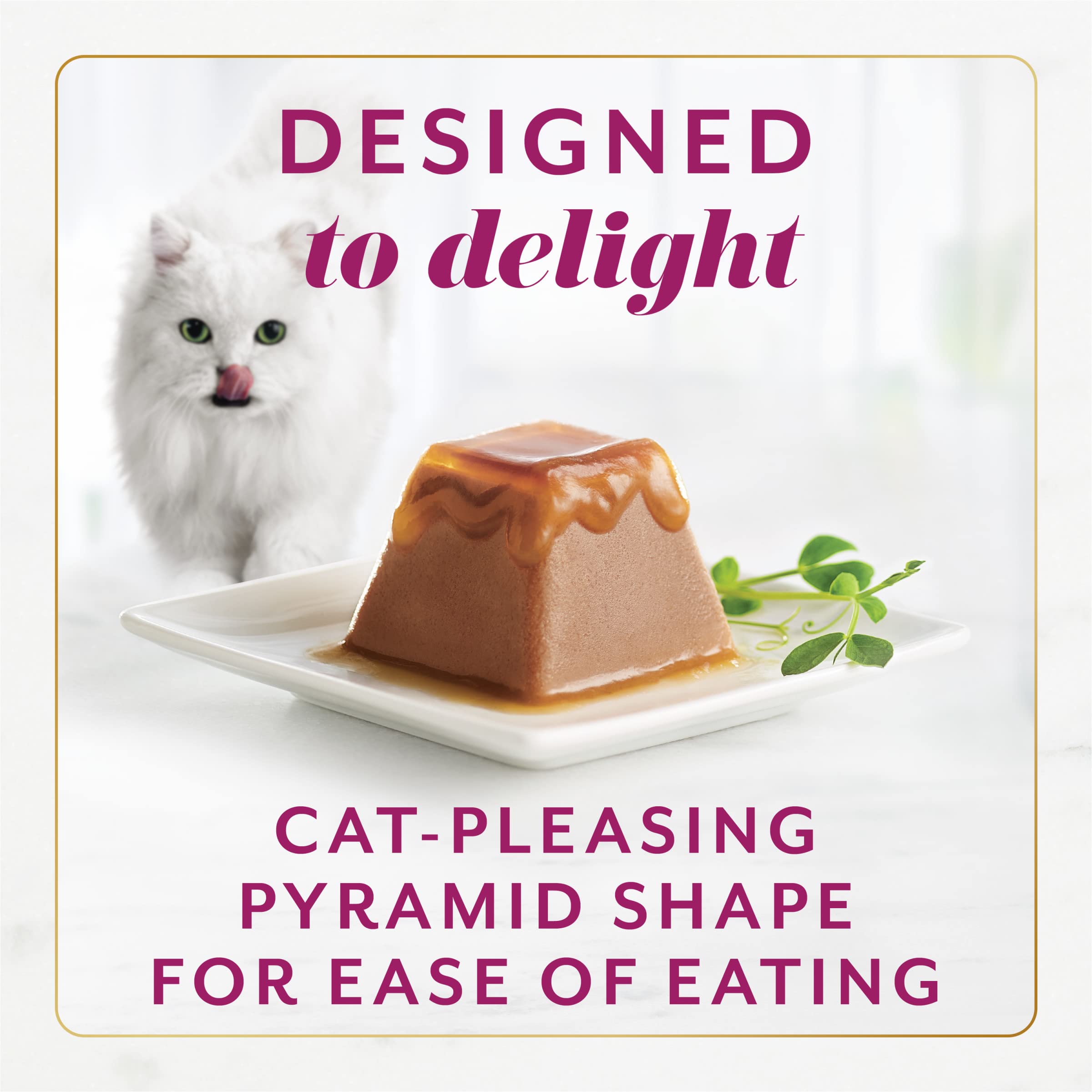 Fancy Feast Gems Pate Cat Food Mousse with Beef and a Halo of Savory Gravy Cat Food - (Pack of 8) 4 oz. Boxes