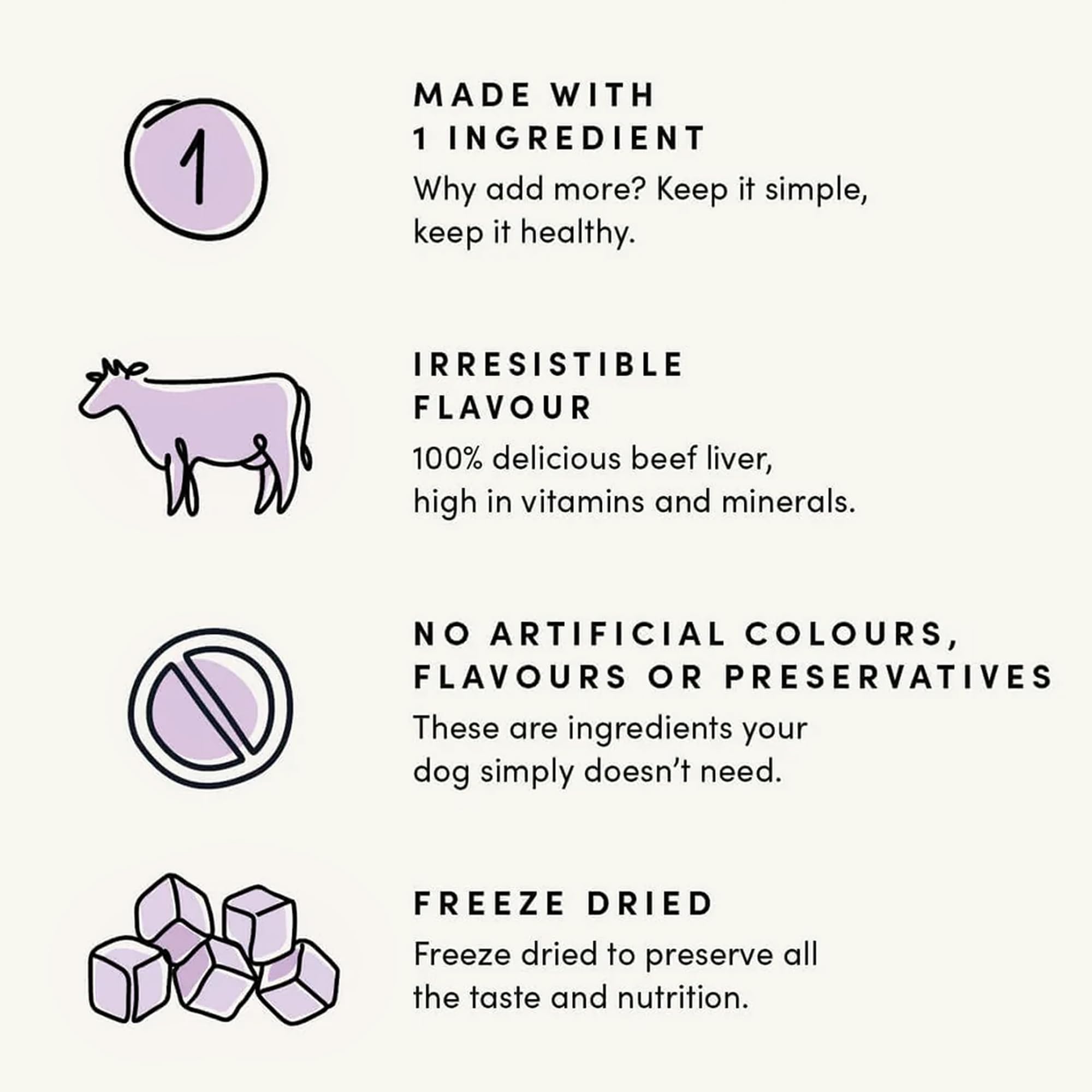 Crumps Naturals Beef Liver Bites For Pets, 4.8-Ounce
