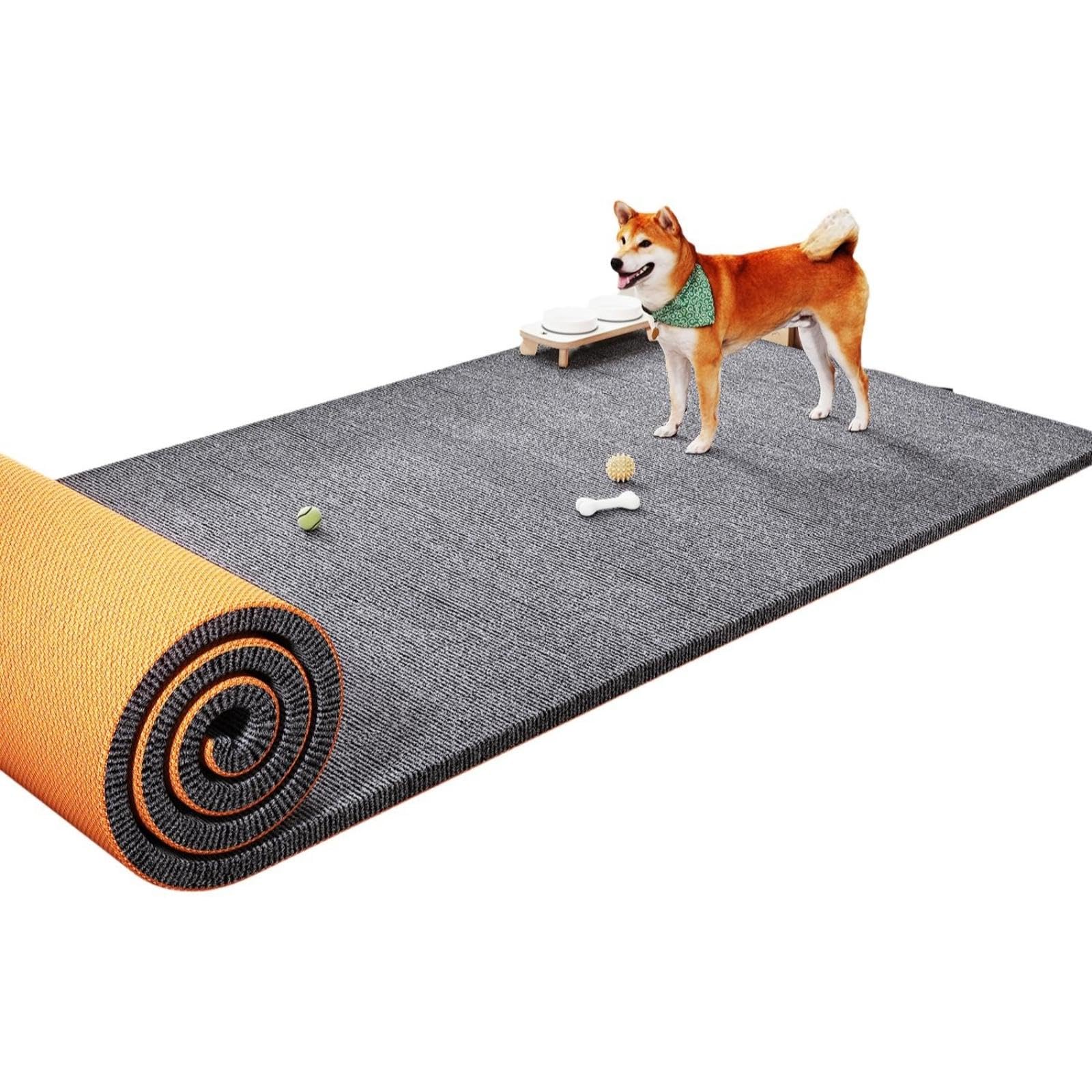 HEAVENGLOW Waterproof Pet Mat, NonSlip Dog Crate Mat, TearResistant, Floor Protector, Kennel, Home Beige Brown 60 * 100Cm|Home