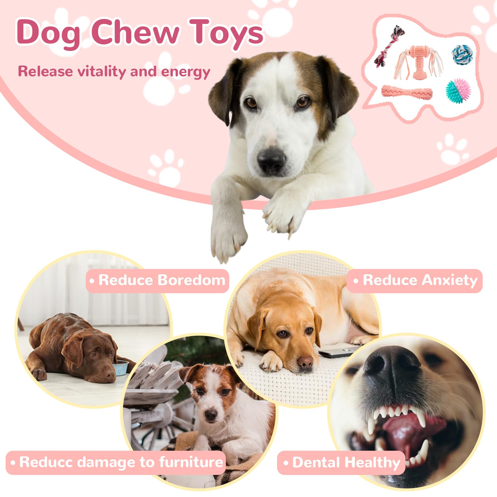 Sxkjjc Dog Toys For Puppies 18Pack, Puppy Teething Toys, Dog Toys To Keep Them Busy, Interactive Dog Toys For Boredom, Dog Toy Pack For Puppies And Small Dogs, Dog Gift Basket Puppy Starter Kit