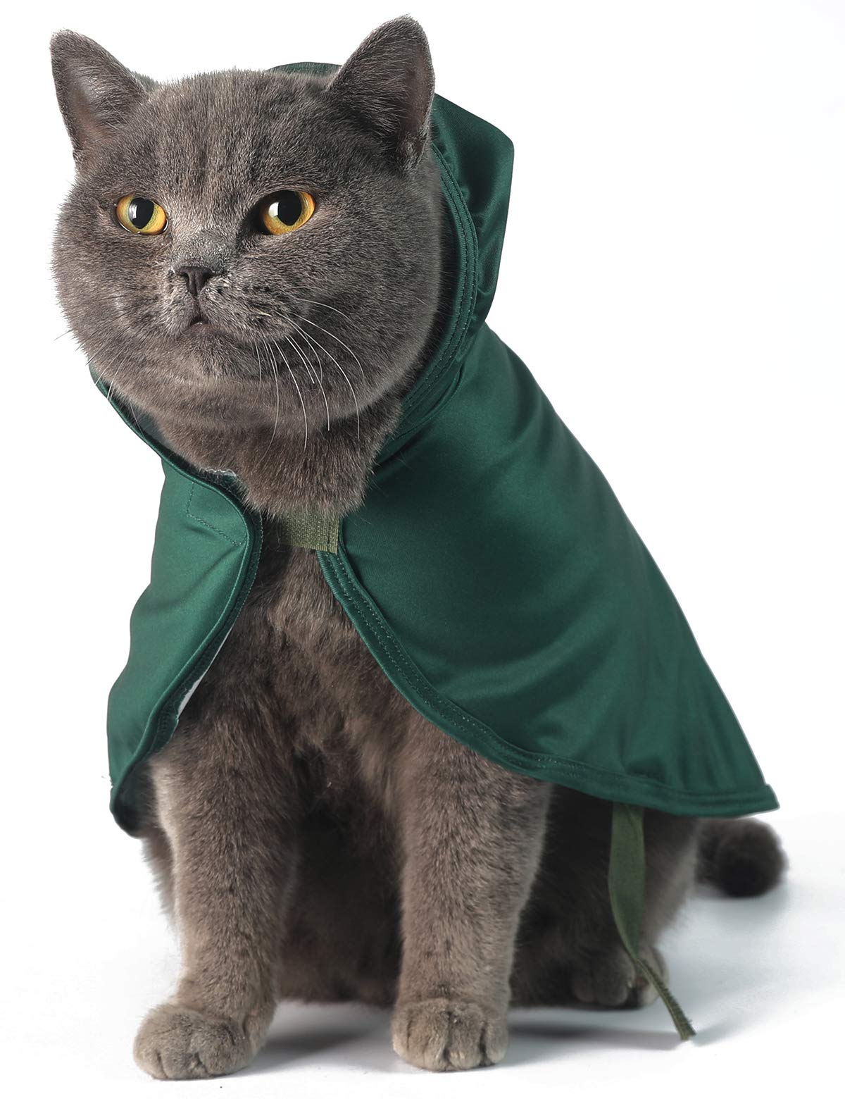 Impoosy Cat Halloween Costume Funny Puppy Clothing Kitten Cosplay Pet Clothes Small Dog Outfits (Small)
