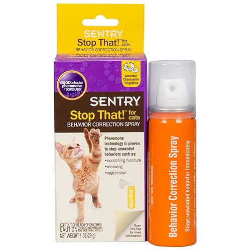 Sentry Stop That! Cat Repellent Spray, 1 oz - Effective Training Aid for Cats, Model 02344