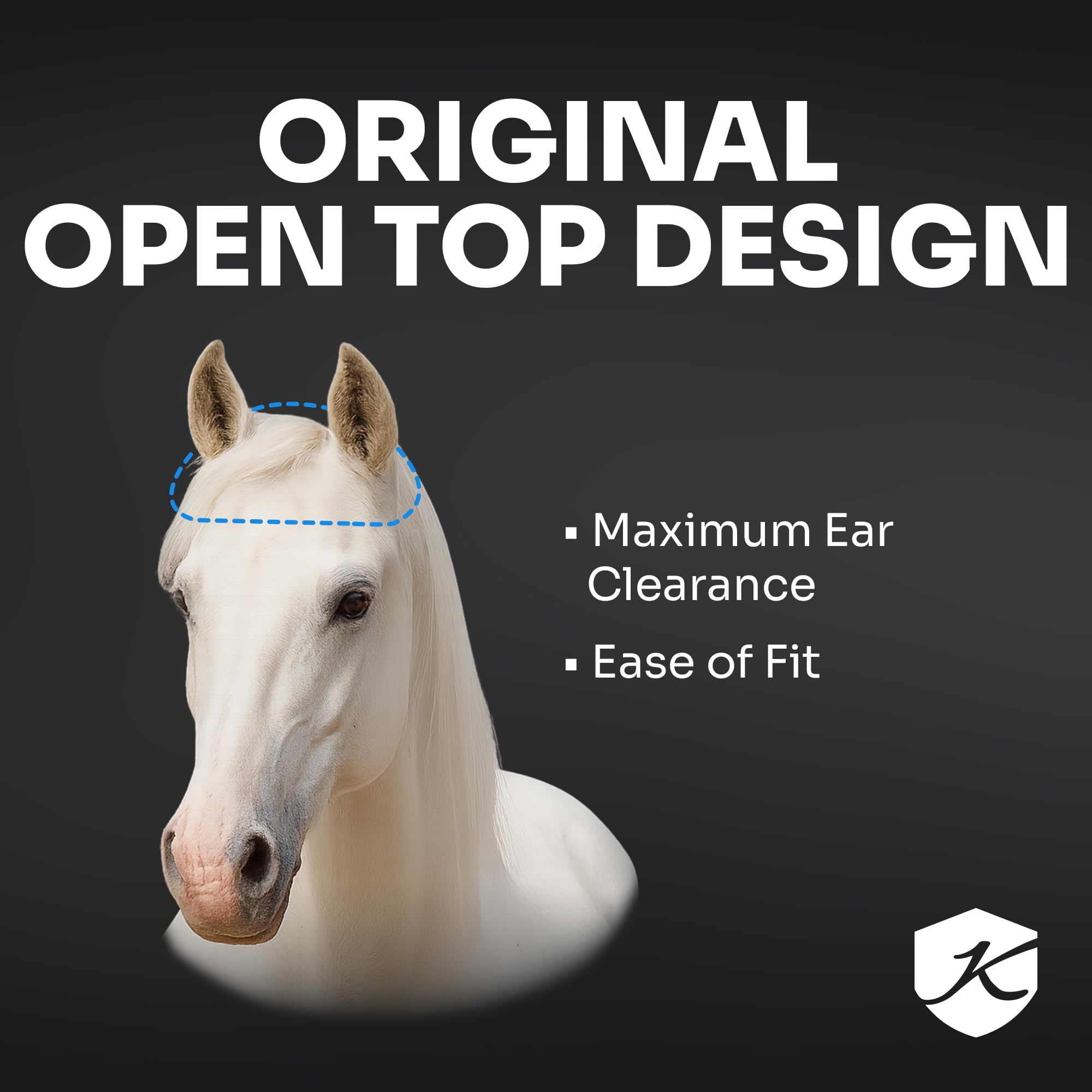 Kensington Fly Mask w/Fleece Trim Size:S-Yearling Color: 2019 - Imperial Jade