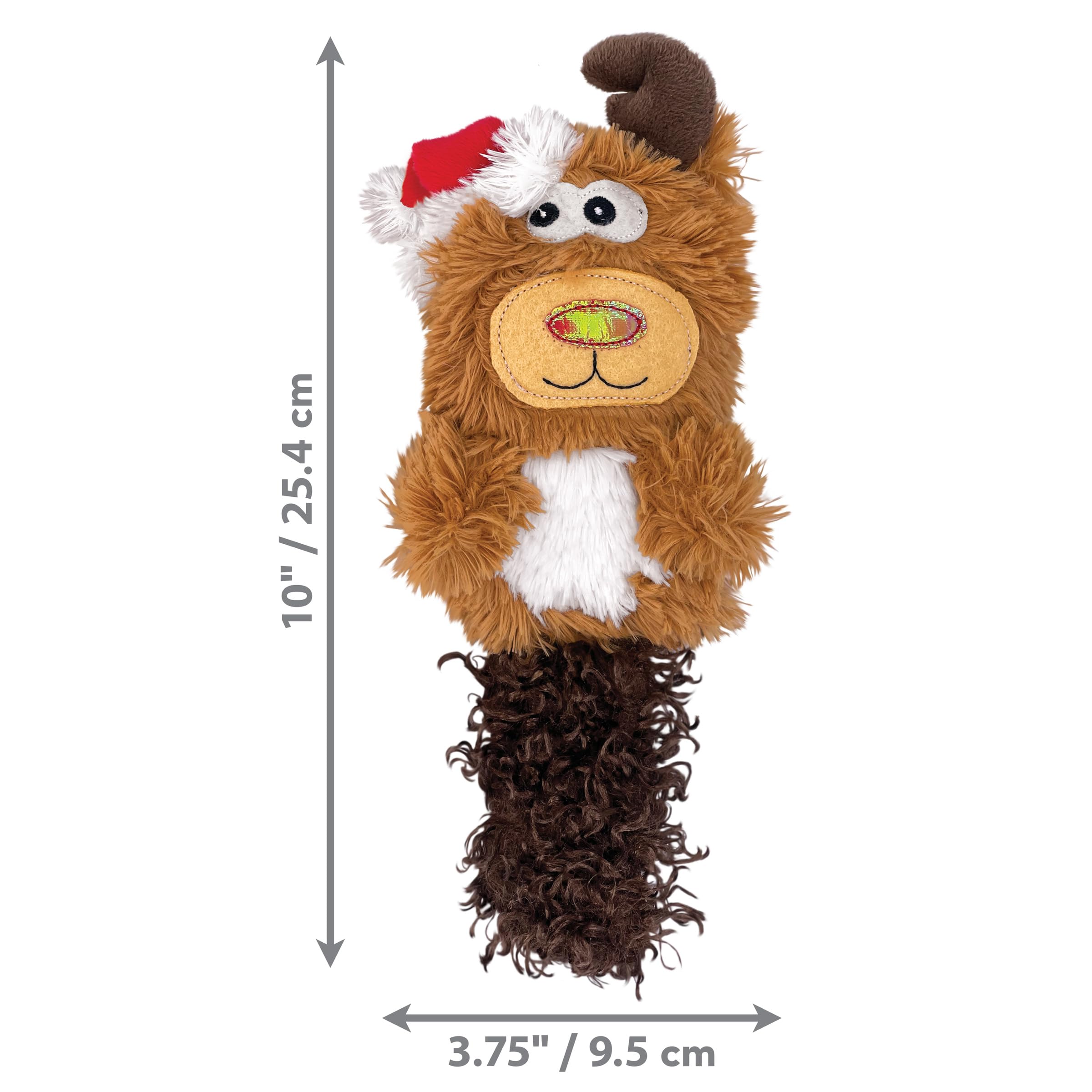 Kong Holiday Kickeroo Cat Toy - Reindeer Or Snowman, Catnip-Filled, Christmas Plush Toy