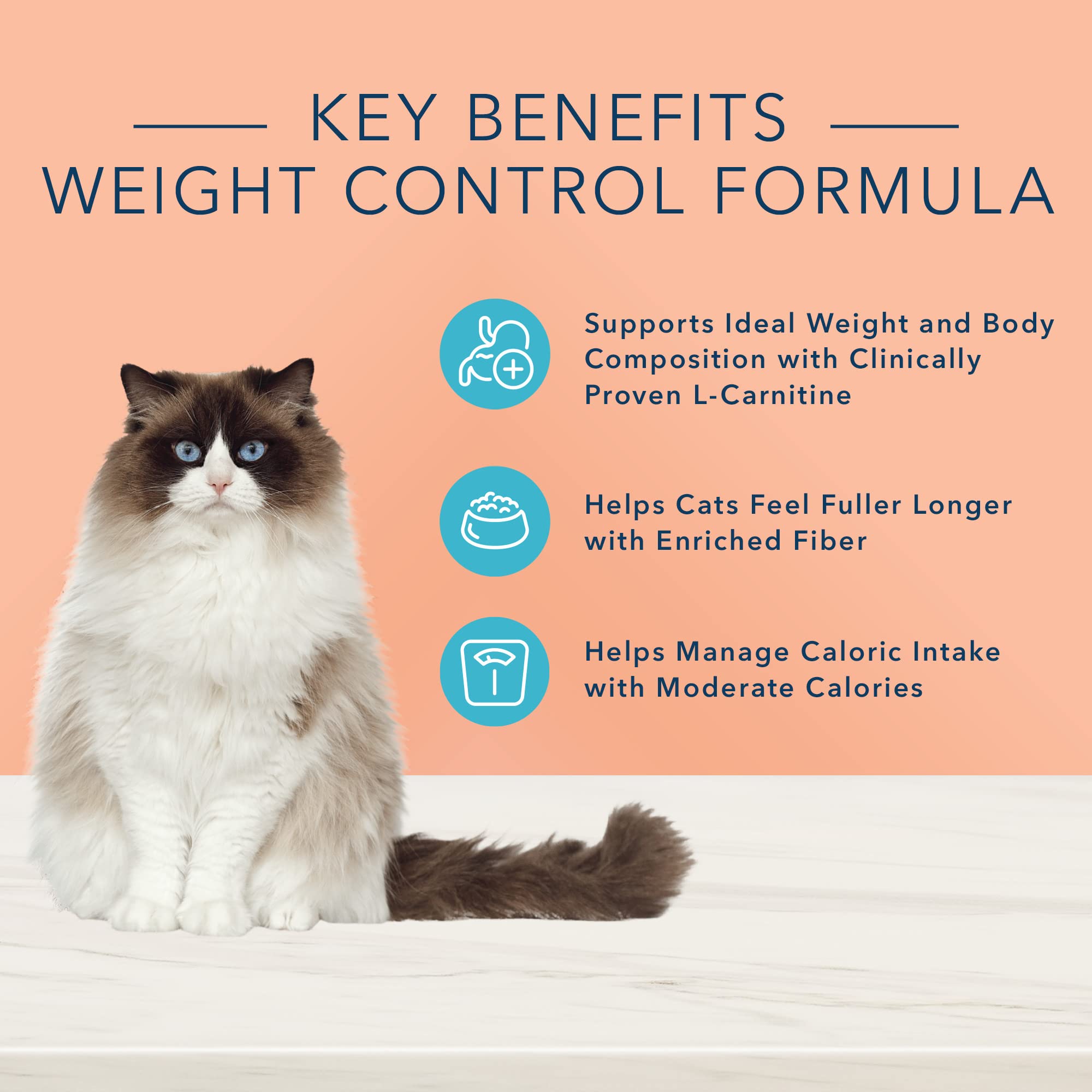 Blue Buffalo True Solutions Weight Control Natural Dry Cat Food for Adult Cats, Chicken, 3.5-lb. Bag