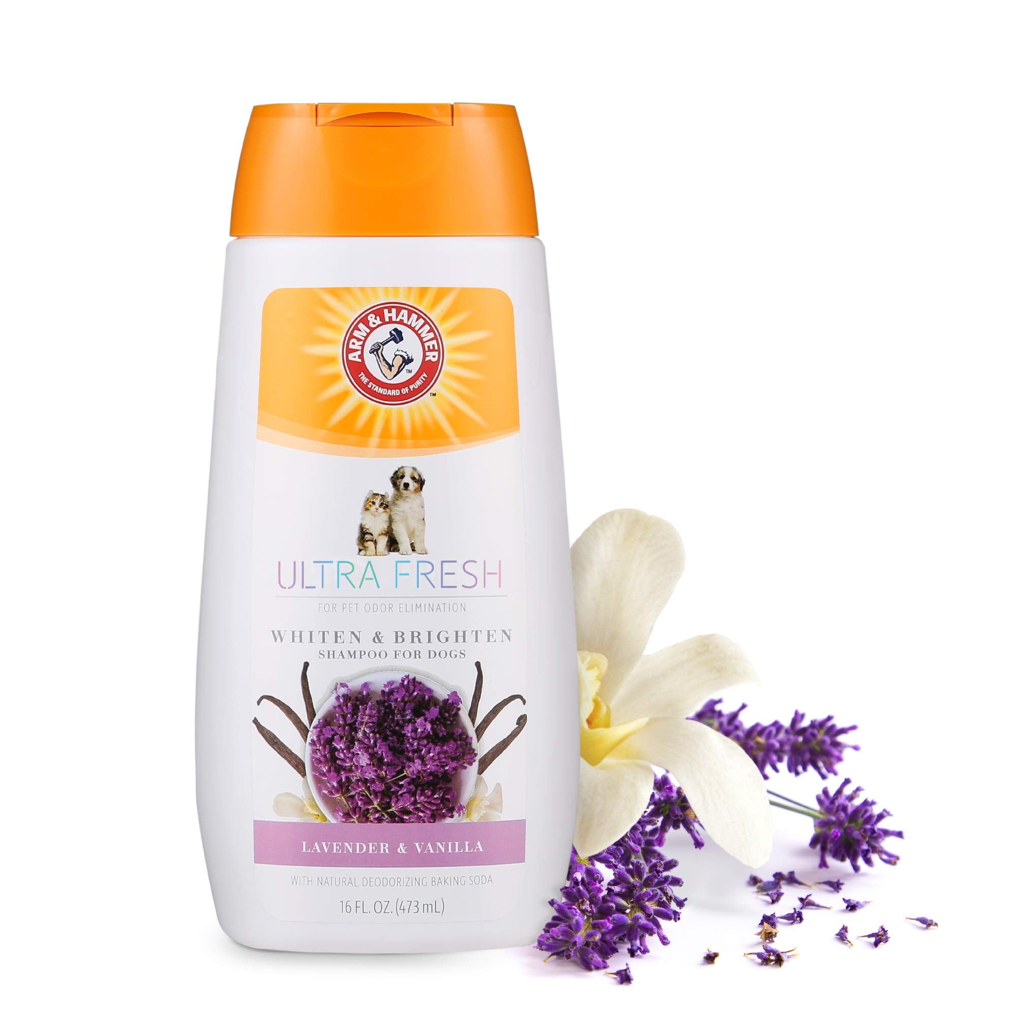 Arm & Hammer Ultra Fresh Whitening And Brightening Shampoo For Dogs | Baking Soda Neutralizes Bad Odors For An Advanced Clean | Calming Lavender And Vanilla Scent