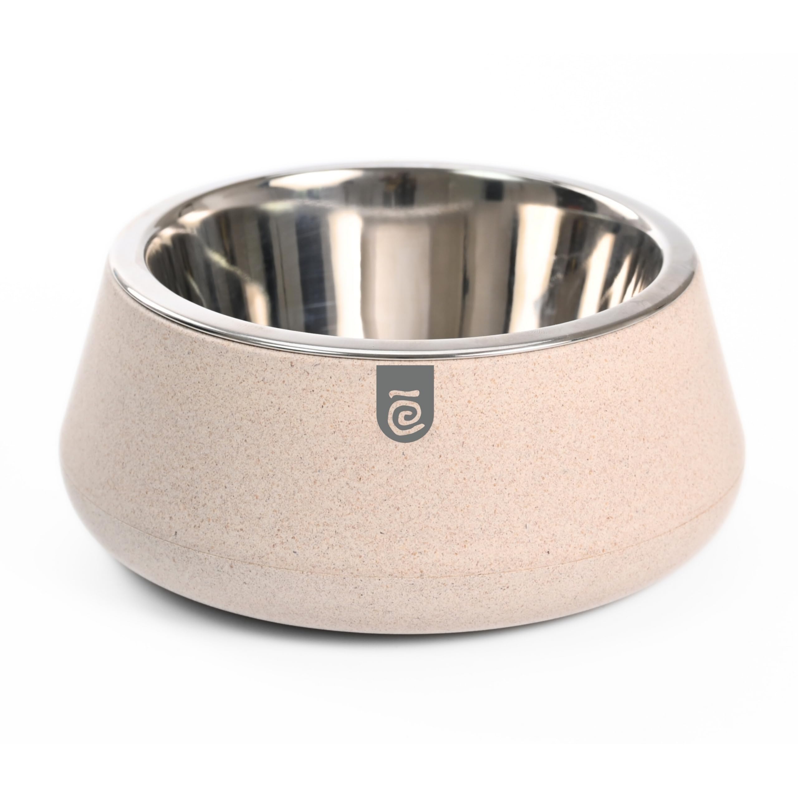 Eha Earth Friendly Ecosteel Dog Food Bowl | 2 In 1 Dog Bowl & Cat Bowl | Pet Bowl Made With Rice Husk | Cat Food Bowls | 450 Ml,