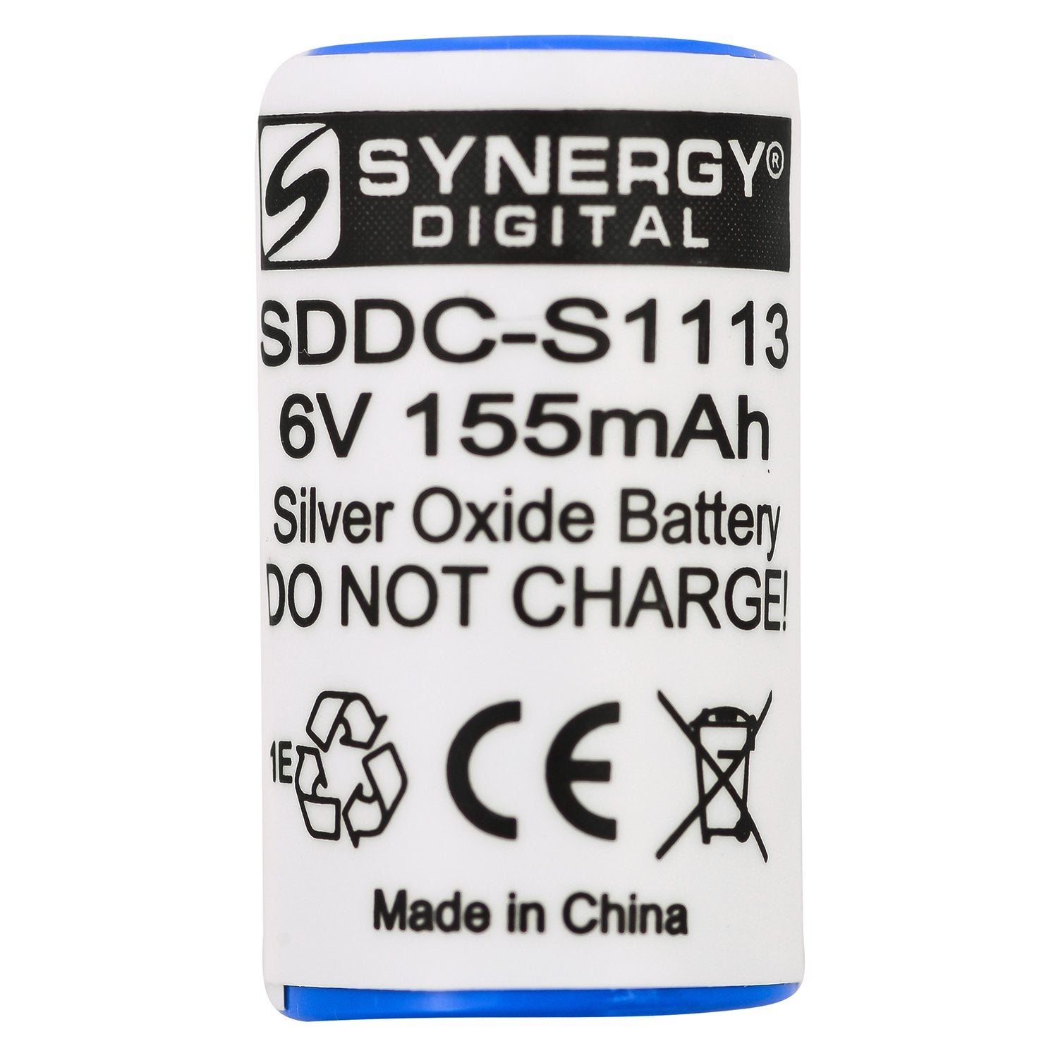 Synergy Digital Dog Collar Batteries, Compatible with Pet Stop Invisible Fence 700 7K Dog Collar, (Silver Oxide, 6V, 155 mAh), C