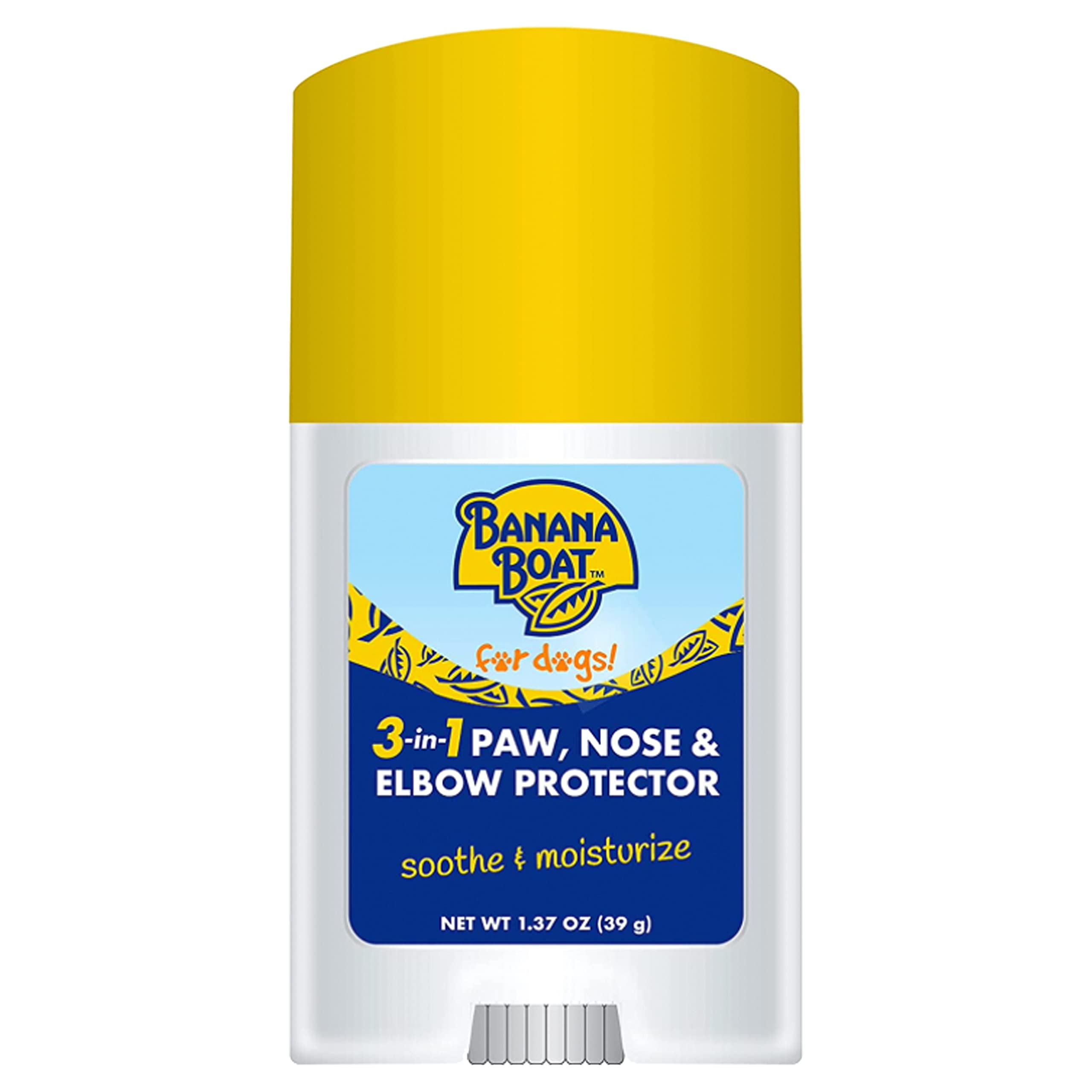 Banana Boat Nose, Paw & Elbow 3-in-1 Sun Balm Sun Protector for Dogs, 1.37 oz.