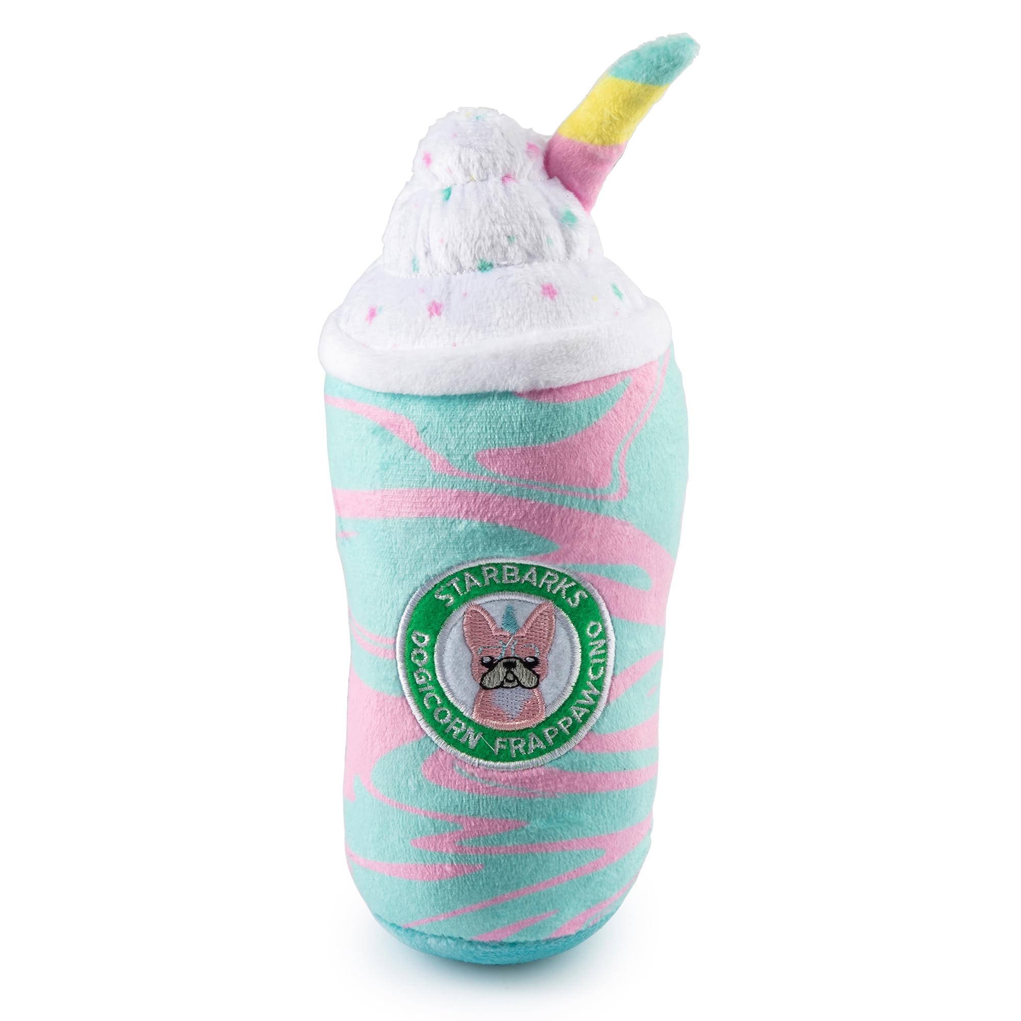 Haute Diggity Dog Starbarks Dogicorn Frapawccino, Plush Designer Dog Toys With Interactive Squeaker, Stimulating Pet Enrichment,