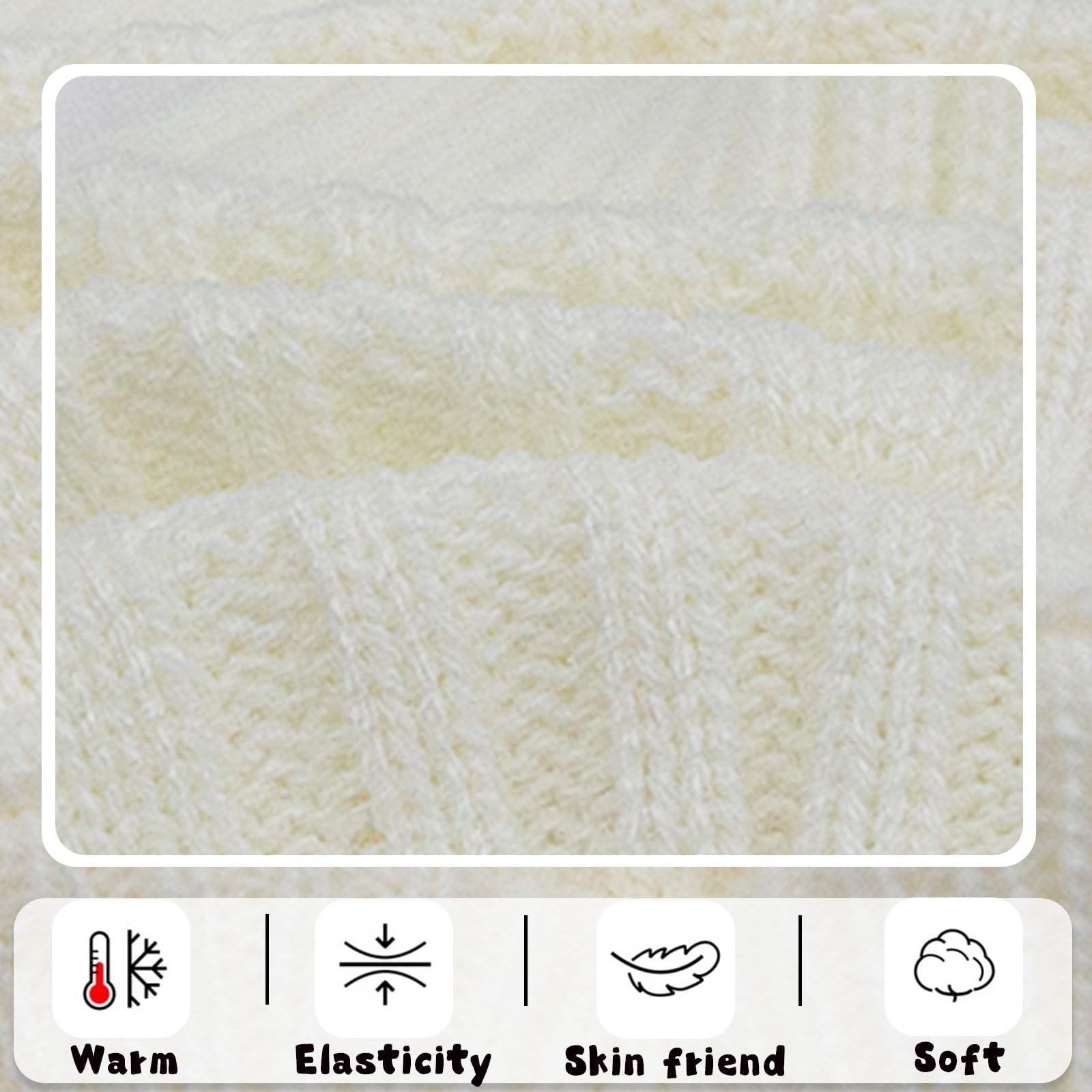 Knitted Dog Sweater For Small Dogs - Warm Puppy Clothes, Chihuahua & Yorkie Size (White, Medium)