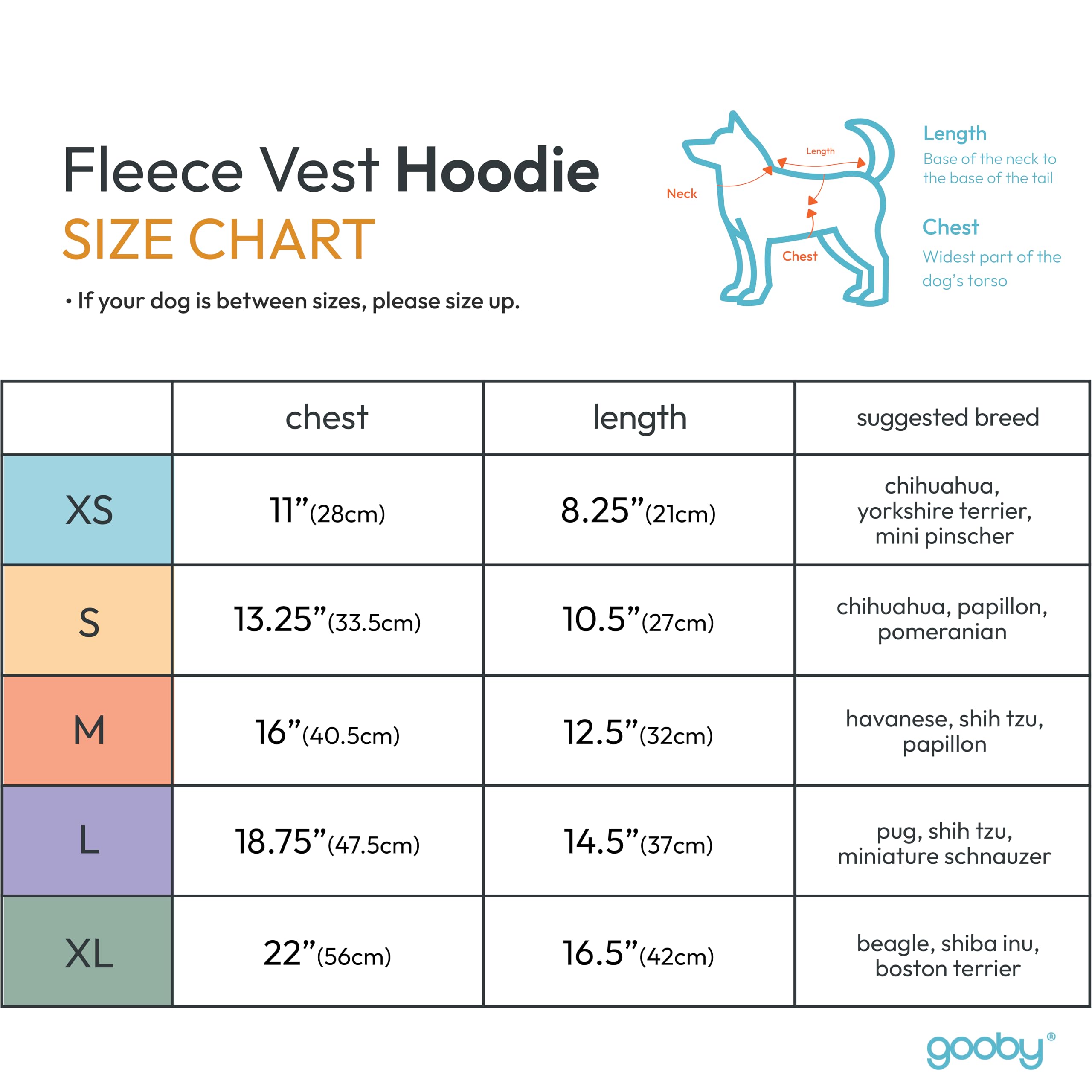 Gooby Fleece Vest Hoodie Dog Sweater - Blue, X-Large - Warm Pullover Dog Hoodie with O-Ring Leash - Winter Hooded Small Dog Swea