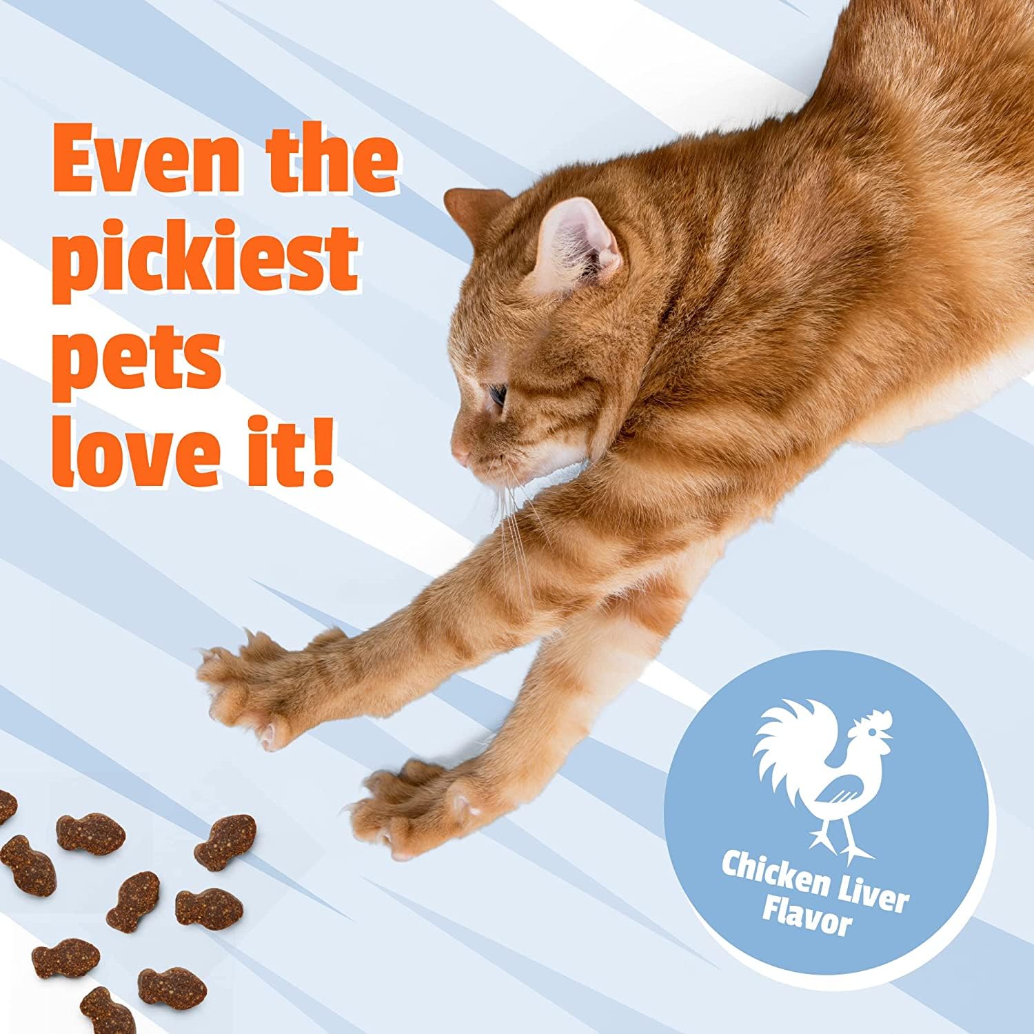 Pet Naturals Calming Chews for Cats, 30 Chews - Behavioral Support and Anxiety Relief for Travel, Boarding, Vet Visits and High