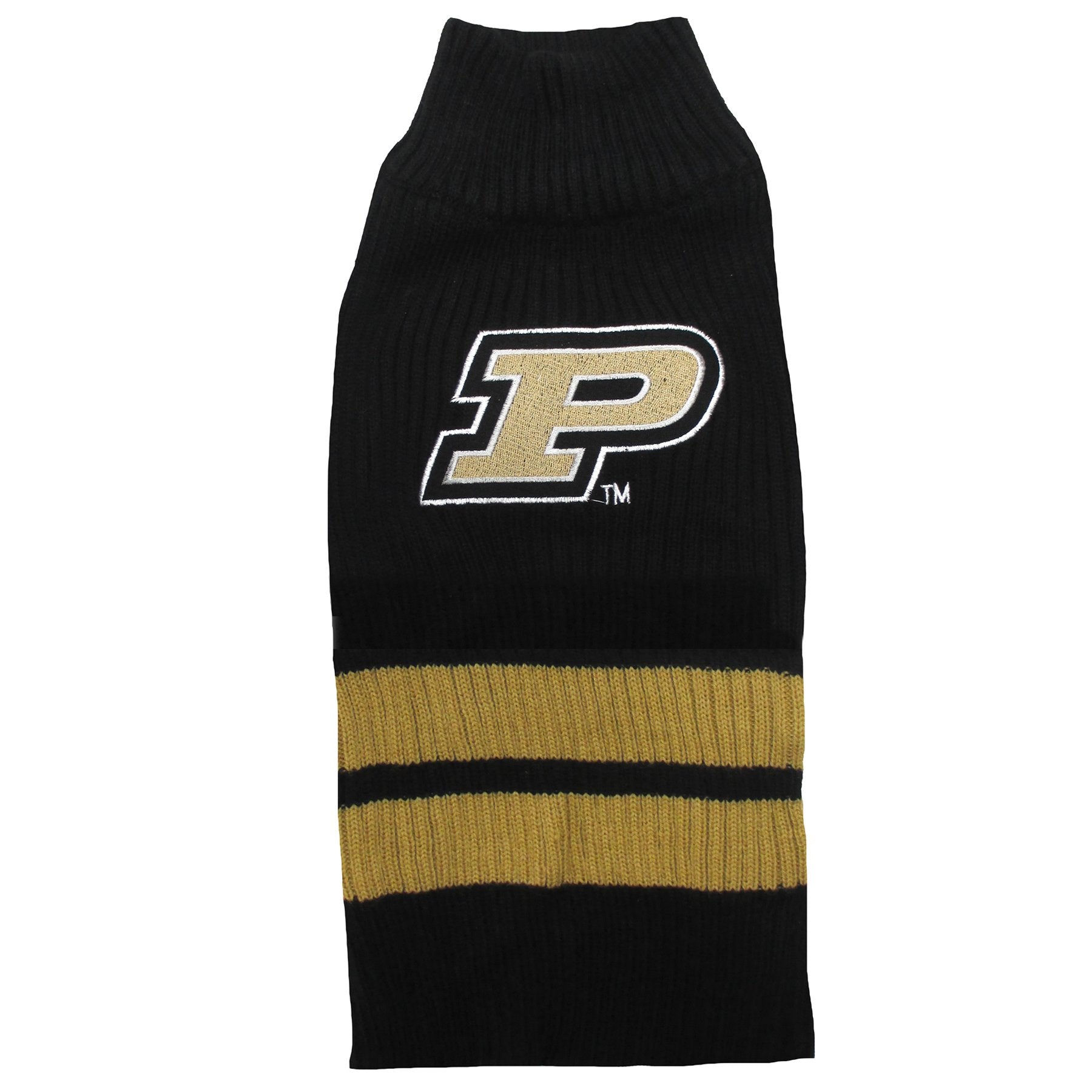 Pets First NCAA Purdue Boilermakers Dog Sweater, Size X-Small. Warm & Cozy Knit Pet Sweater with NCAA Team Logo, Best Puppy Swea