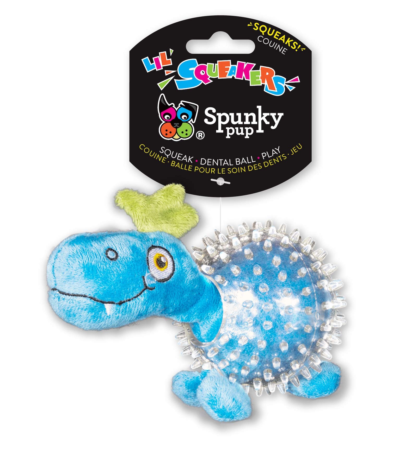 Dino In Clear Spiky Ball