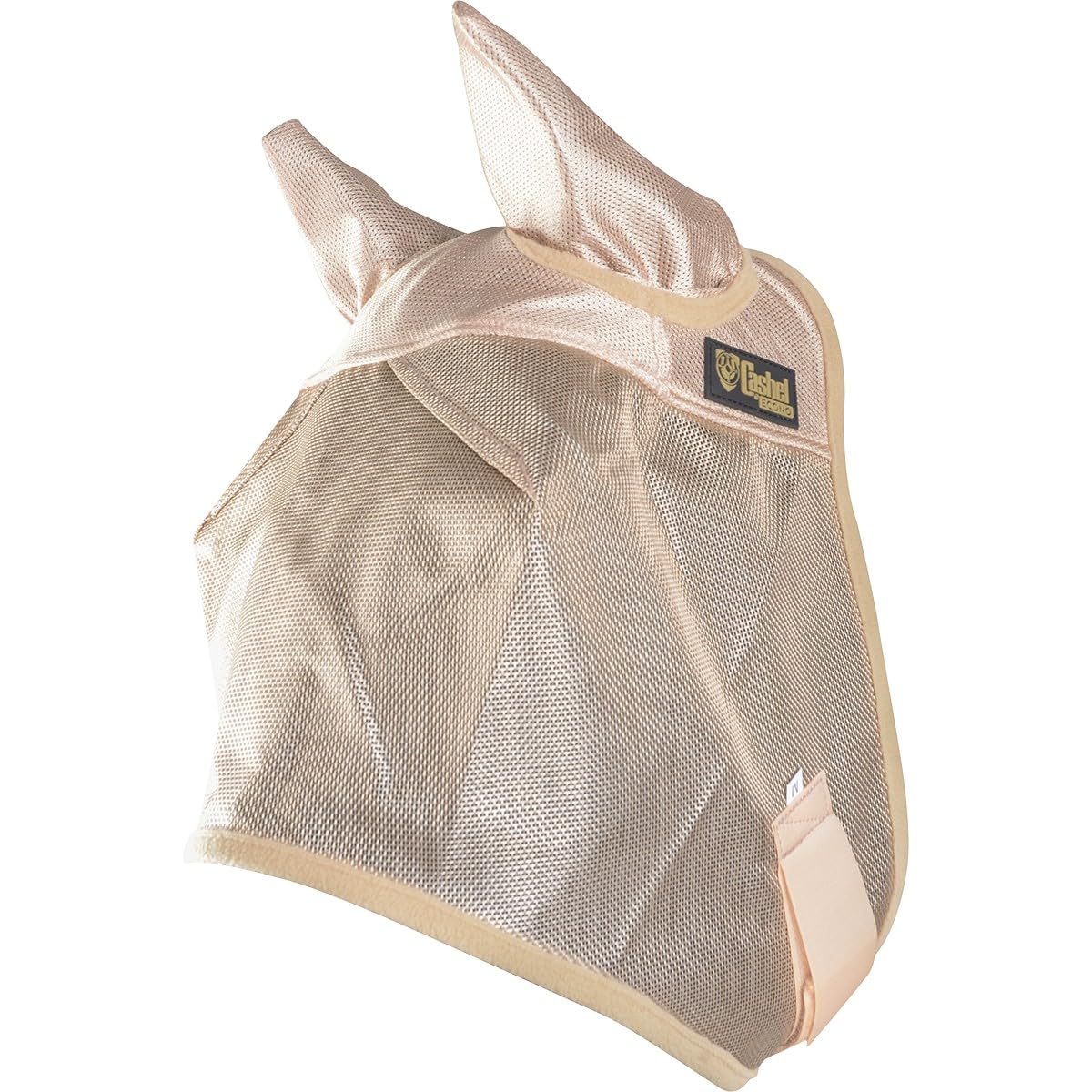 Cashel Economy Horse Fly Mask with Ears, Gold, Warmblood