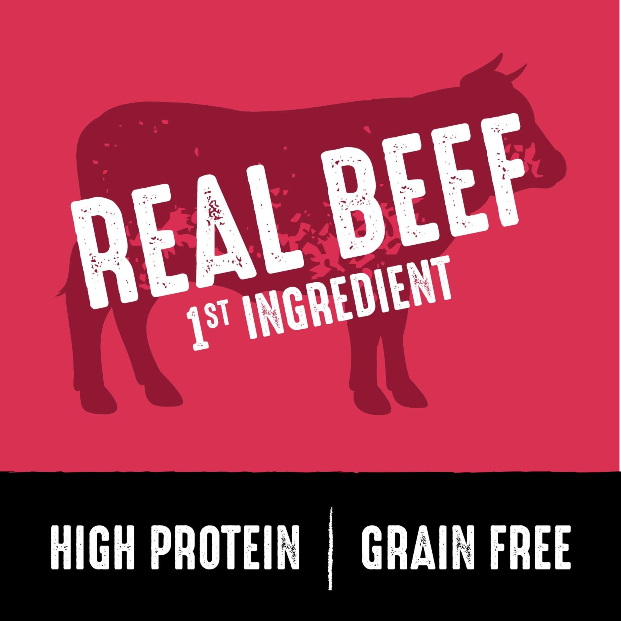 CRAVE Grain Free High Protein Adult Dry Dog Food, Beef, 22 lb. Bag