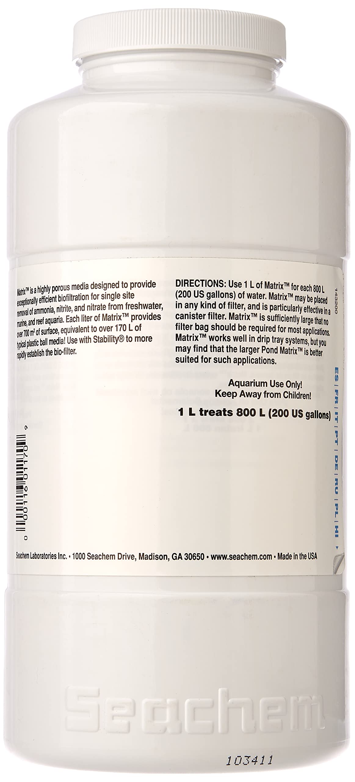 Seachem Matrix Bio Media 1 Liter