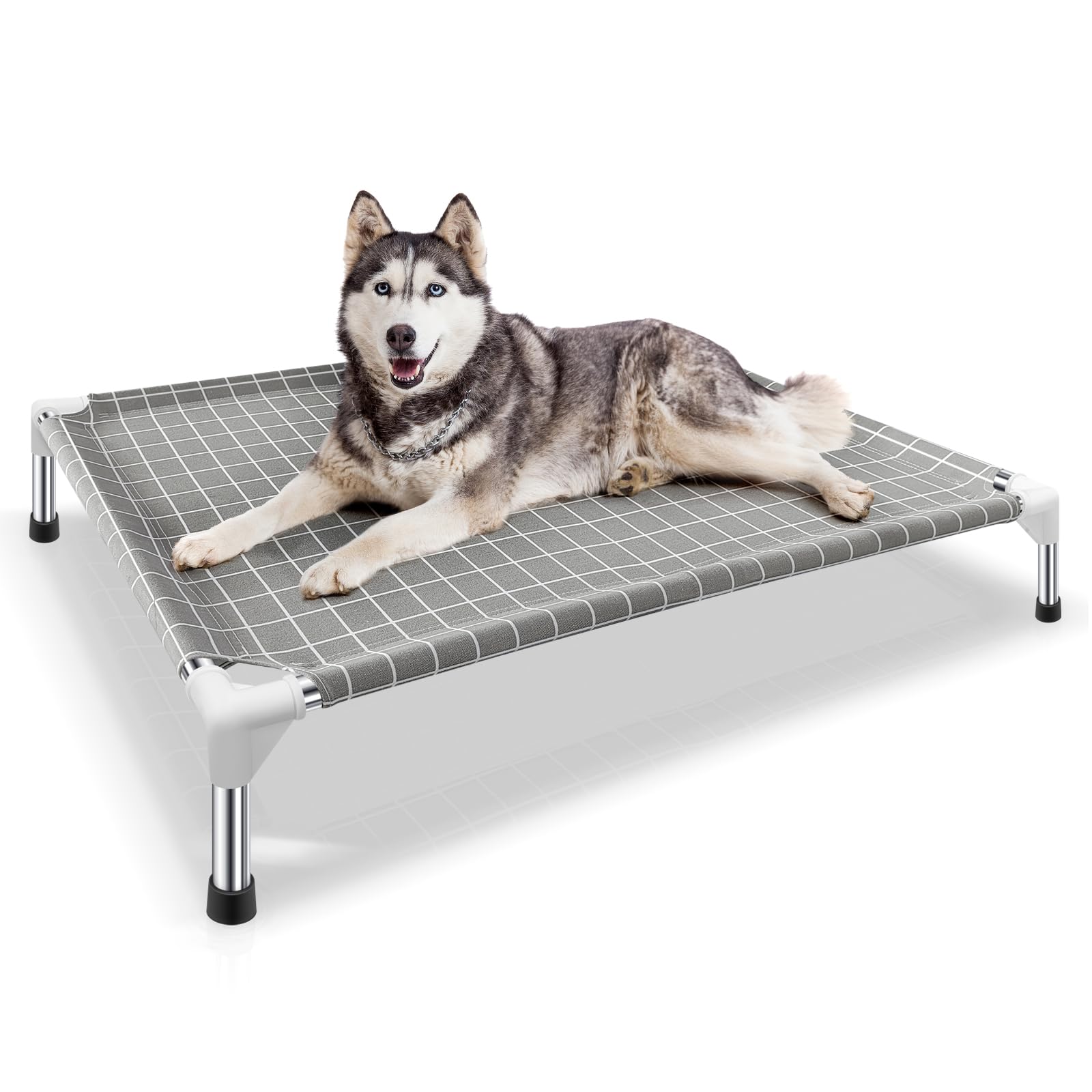 Elevated Pet Bed Dog Cot - Raised Dog Beds For Indoor And Outdoor Use | Only Cotton For Medium