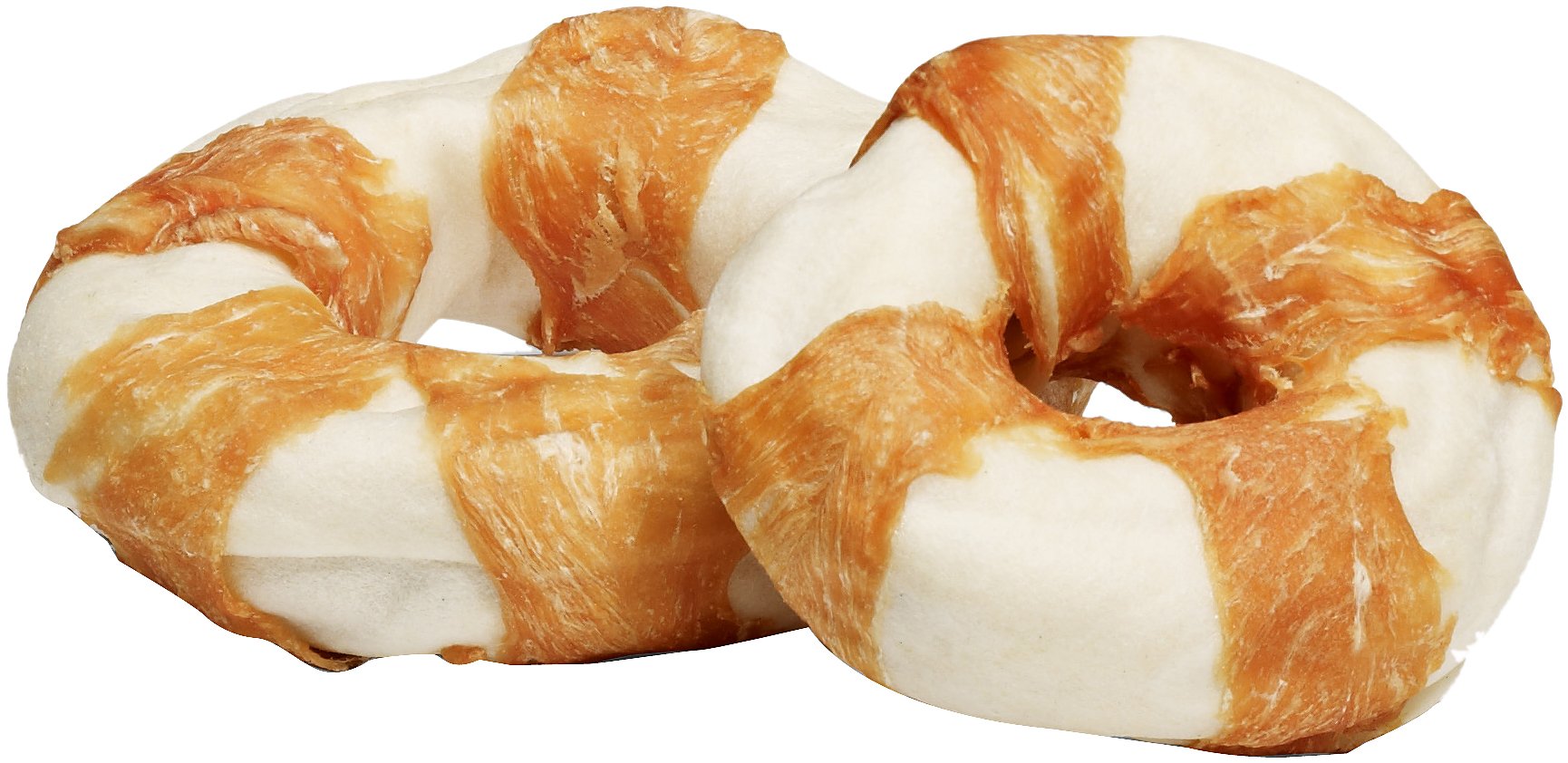 Priority Pet Products K-9 Cookhouse Chicken Jerky Wrapped Donut Dog Treat, 3.5- Inch (Pack of 1)
