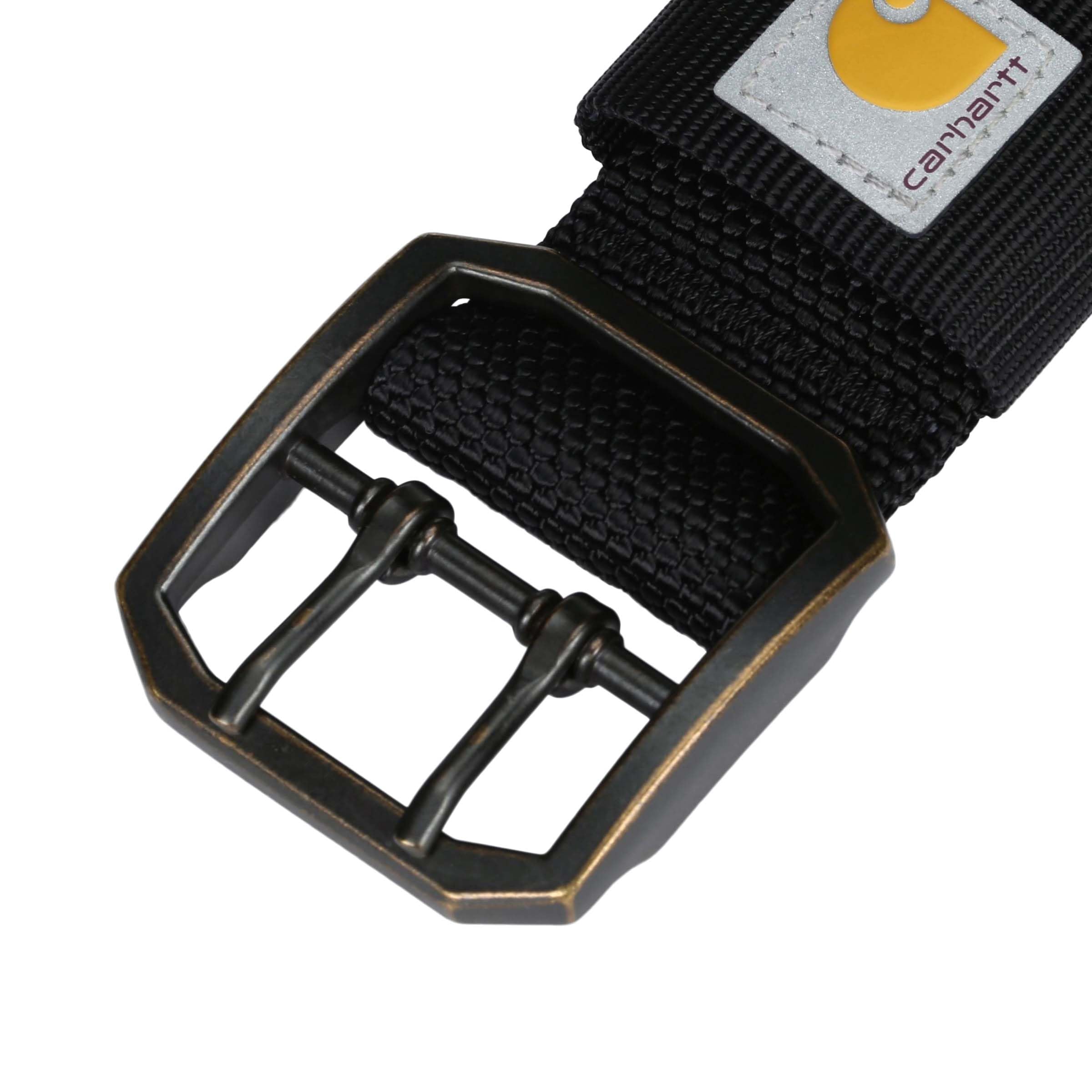 Carhartt Pet Fully Adjustable Wide Webbing Collar for Dogs, Heavy Duty Nylon for Walking & Training, Black, Medium