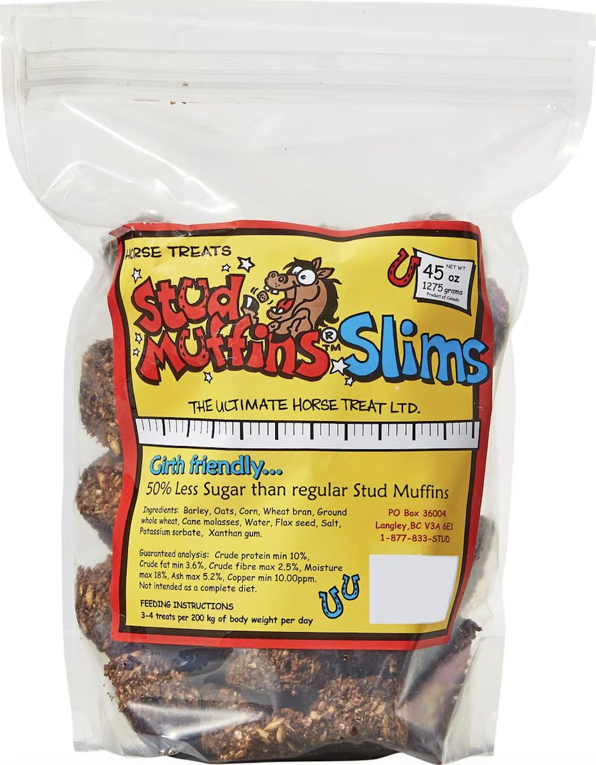 Stud Muffins S1050 Slims Horse Treat, 45 Oz