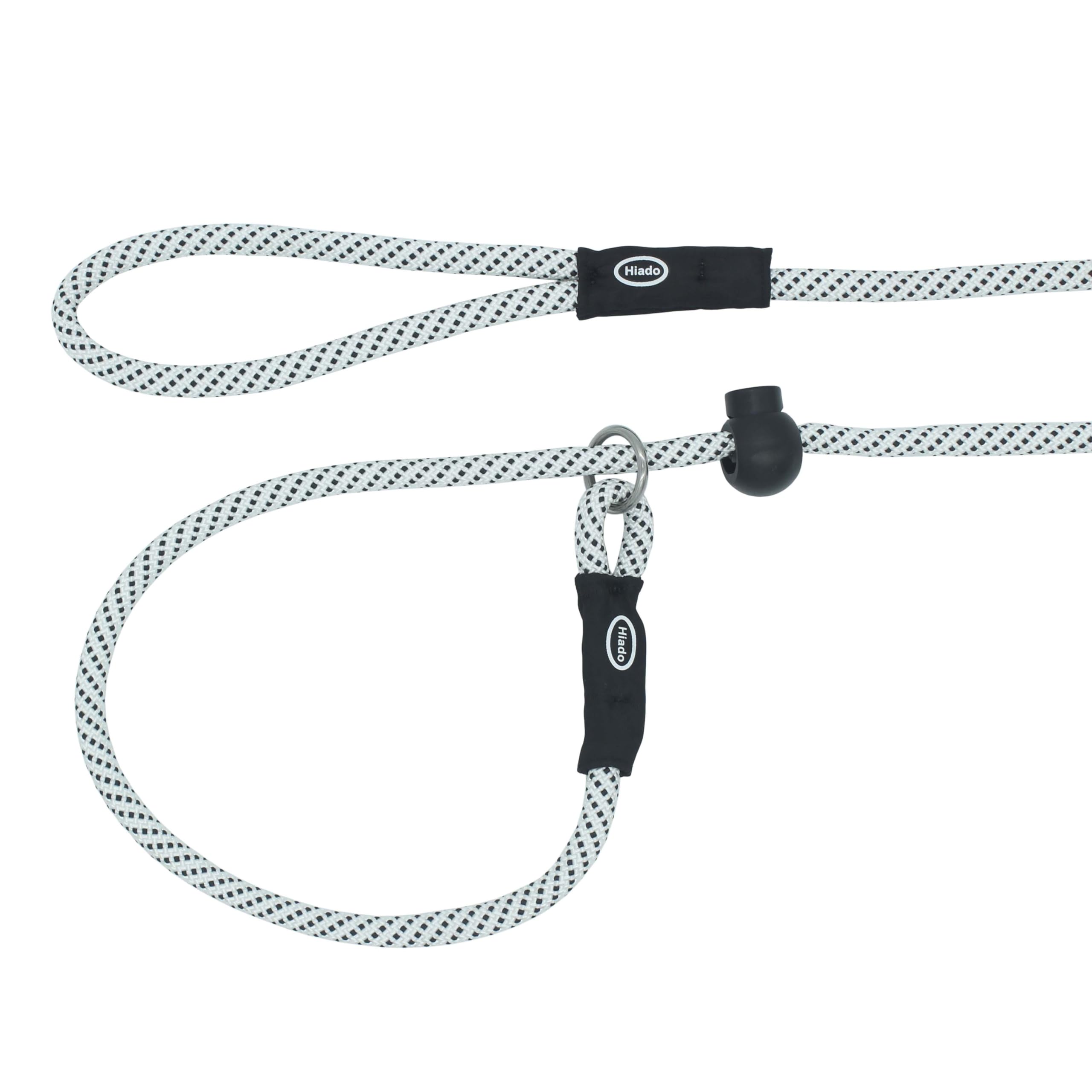Hiado Slip Lead Dog Leash With Stopper Loop Rope Training No Pull For Small Medium Large Dogs 5Ft Black Dot