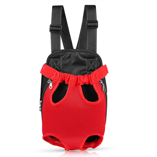 Dog Carrier Backpack Legs Out Front Pet Backpack Carrier Travel Bag Adjustable Shoulder Straps for Hiking Camping Shopping Bikin