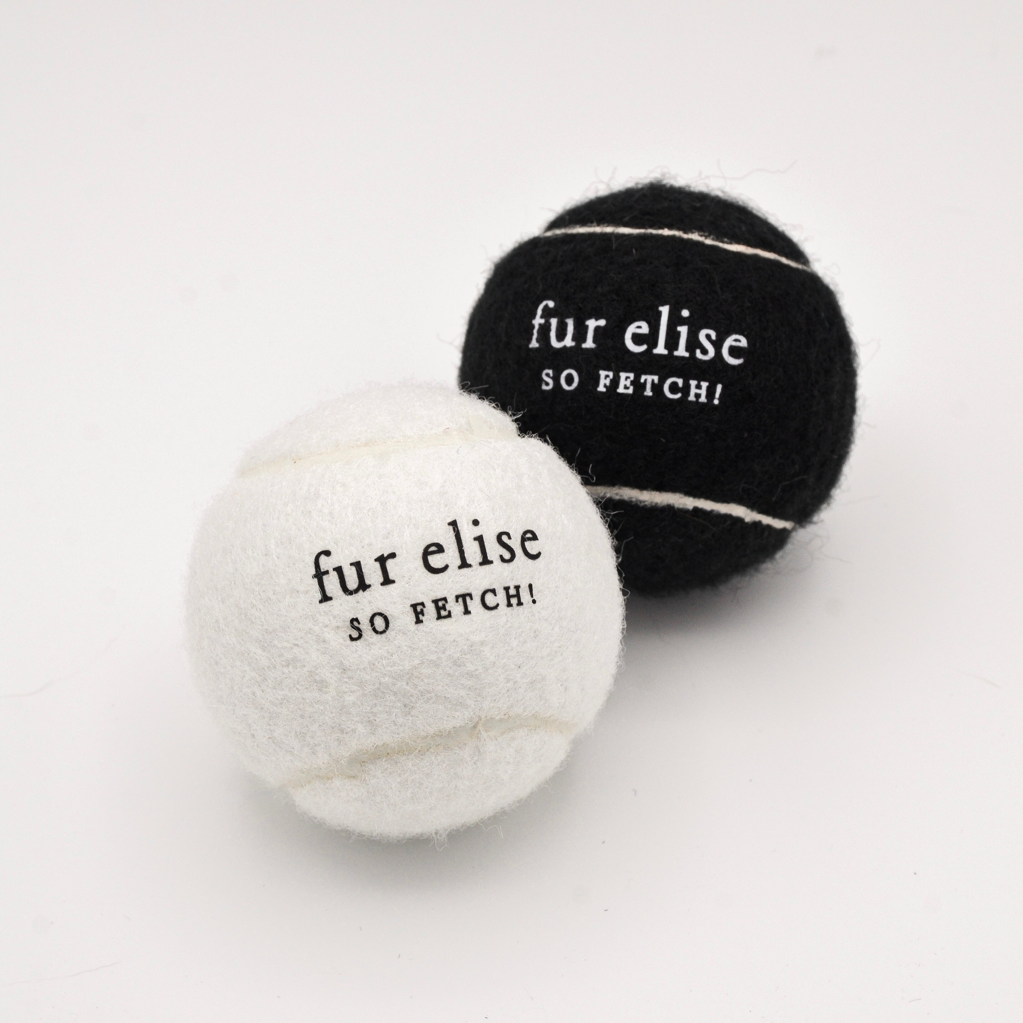Fur Elise So Fetch! Tennis Ball - Ivory