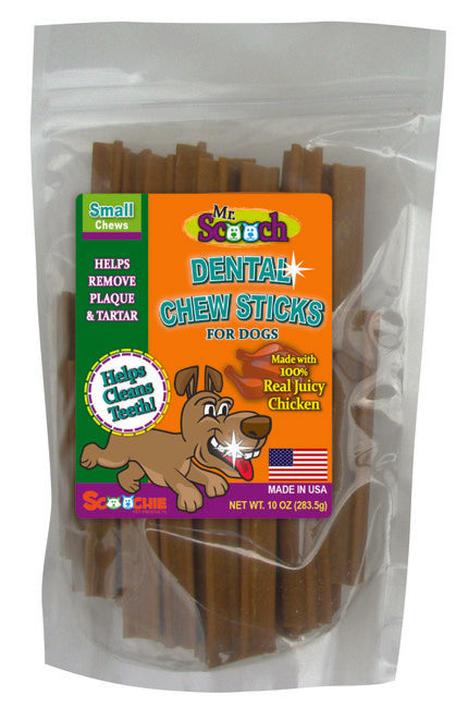 10 Ounce Mr. Scooch Juicy Chicken Dental Chews Small