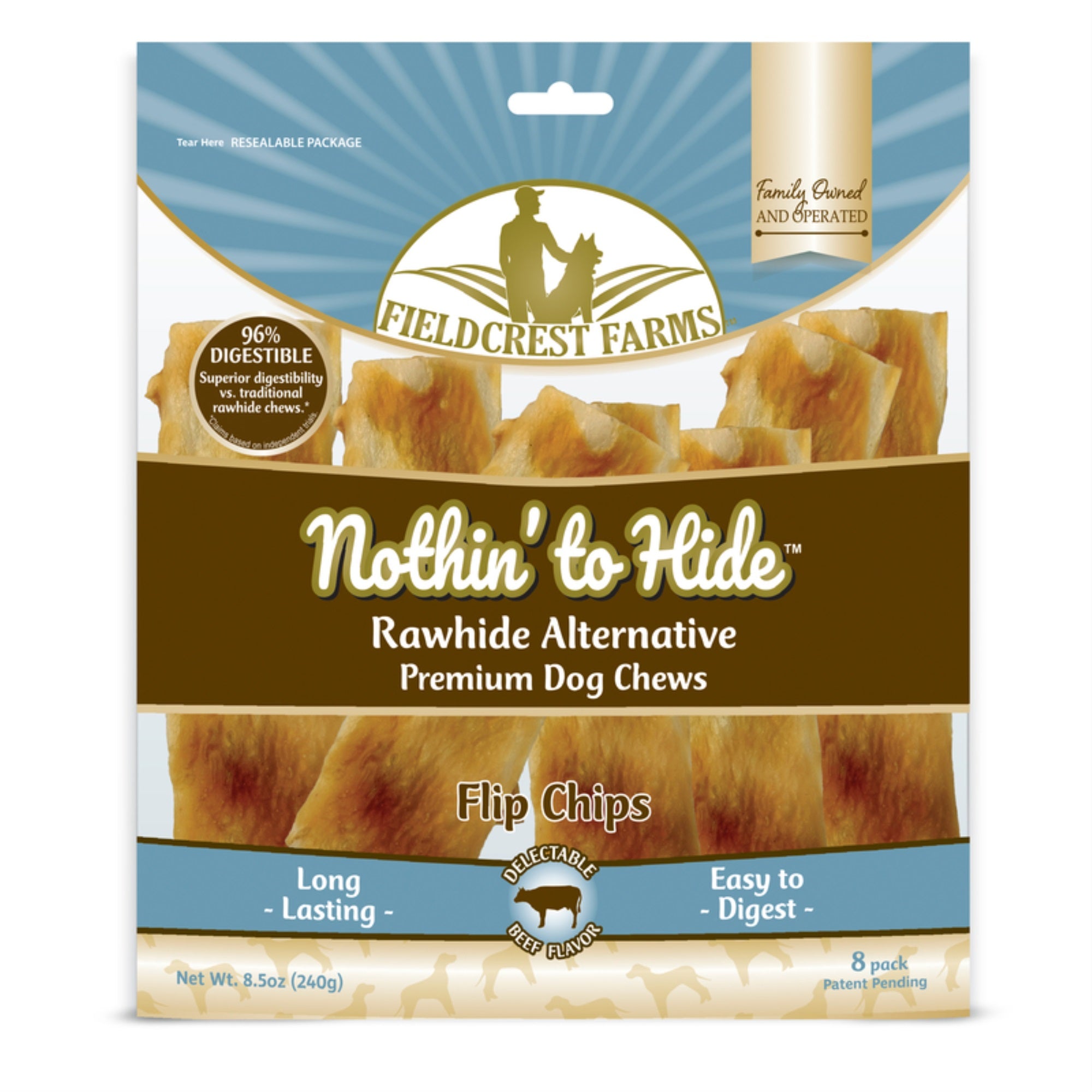 Chews Dog Beef Flch 8Pk (Pack Of 1)