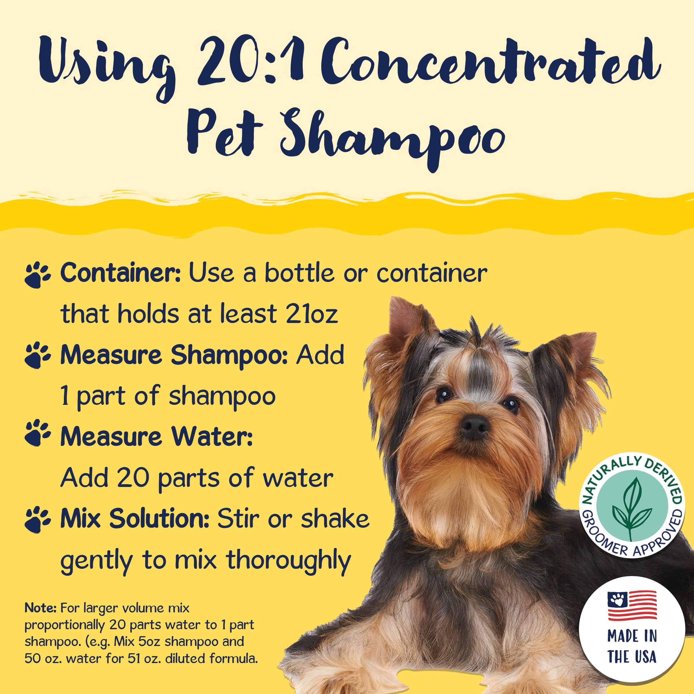 Bobbi Panter Dazzling Dog Shampoo For Moisture And Shine, Naturally Derived Ingredients, Tear-Free, Salt-Free, Paraben-Free, Ph-