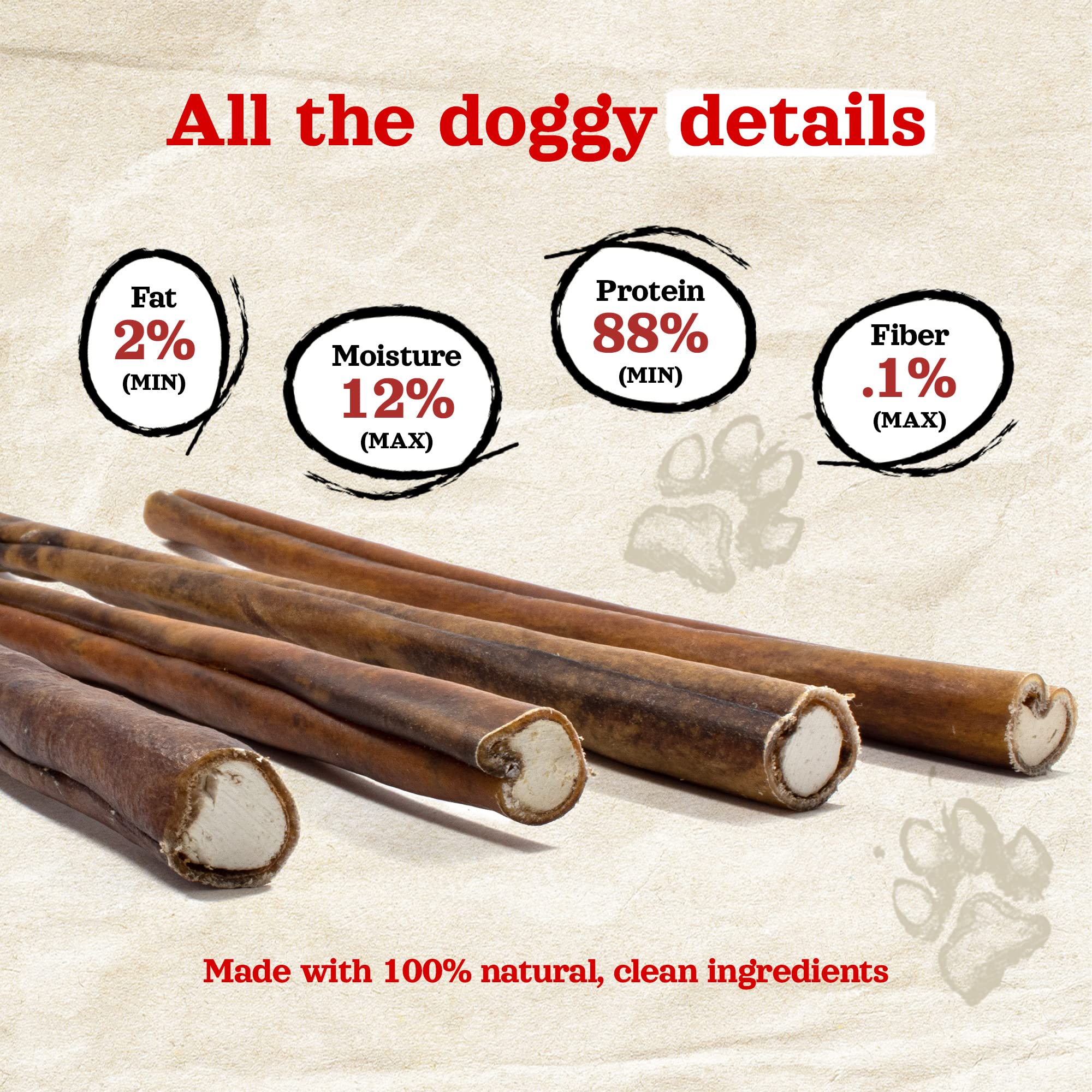 Natural Farm Peanut Butter Stuffed Collagen Sticks for Dogs (6 Inch, 5-Pack), Rawhide-Free Collagen Sticks, Natural Dog Chews, L