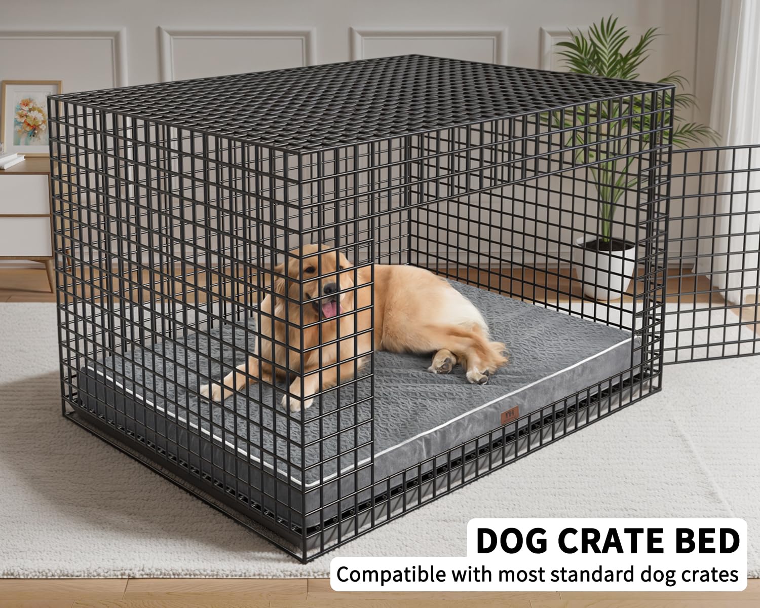 Orthopedic Dog Bed - Extra Large Dog Bed, Waterproof & Washable W/Removable Pet Bed Cover,Dog Beds Large W/Egg Crate Foam Suppor