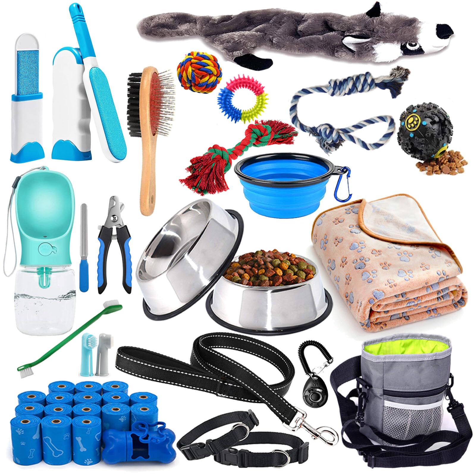 Lobeve [Upgrade Version] Puppy Kit,39 Pack Puppy Essential Starter Kit For Small And Medium Dogs,Perfect Welcome Home Gift For New Puppies