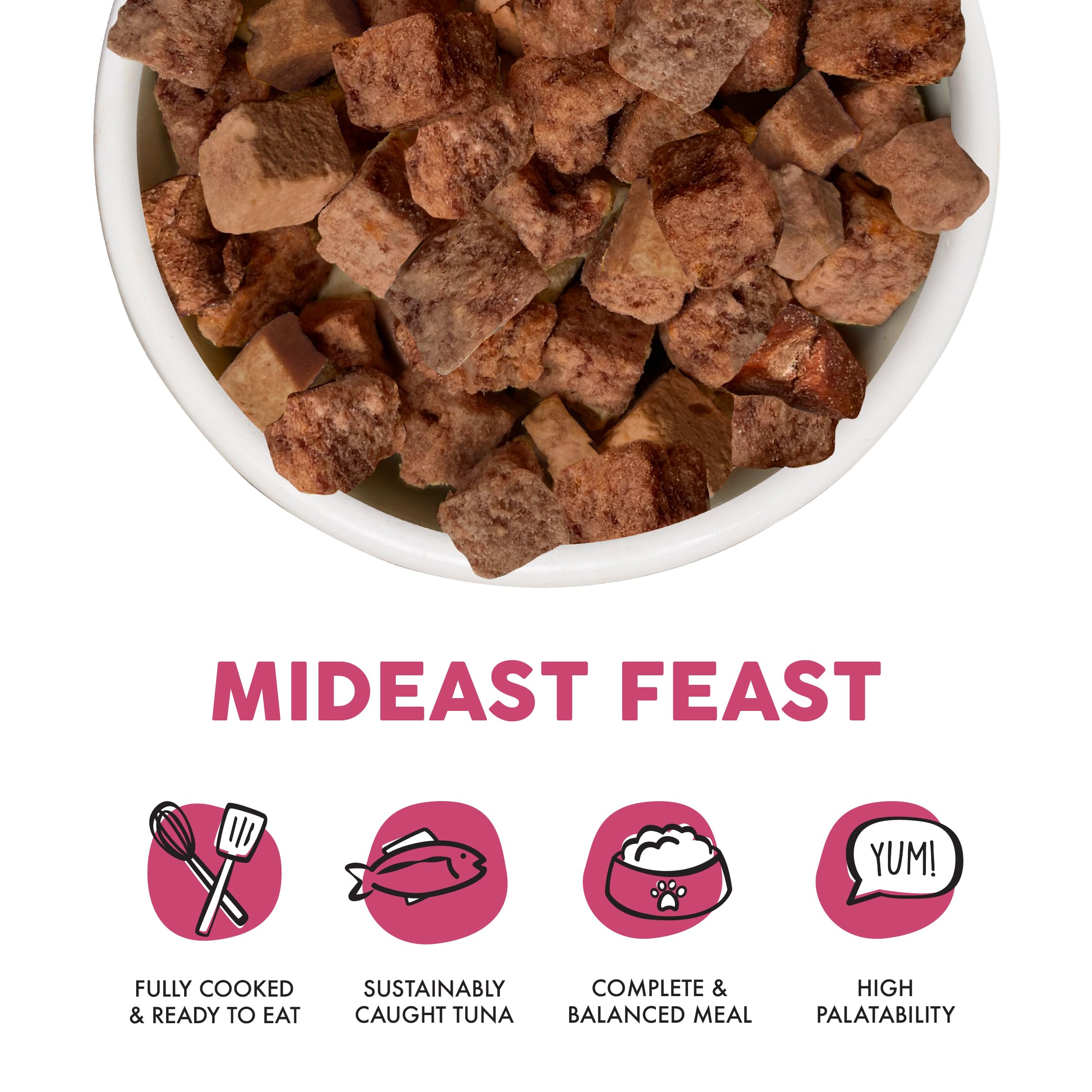 Weruva Cat Freeze Dried, Mideast Feast with Tilapia, 1oz Bag